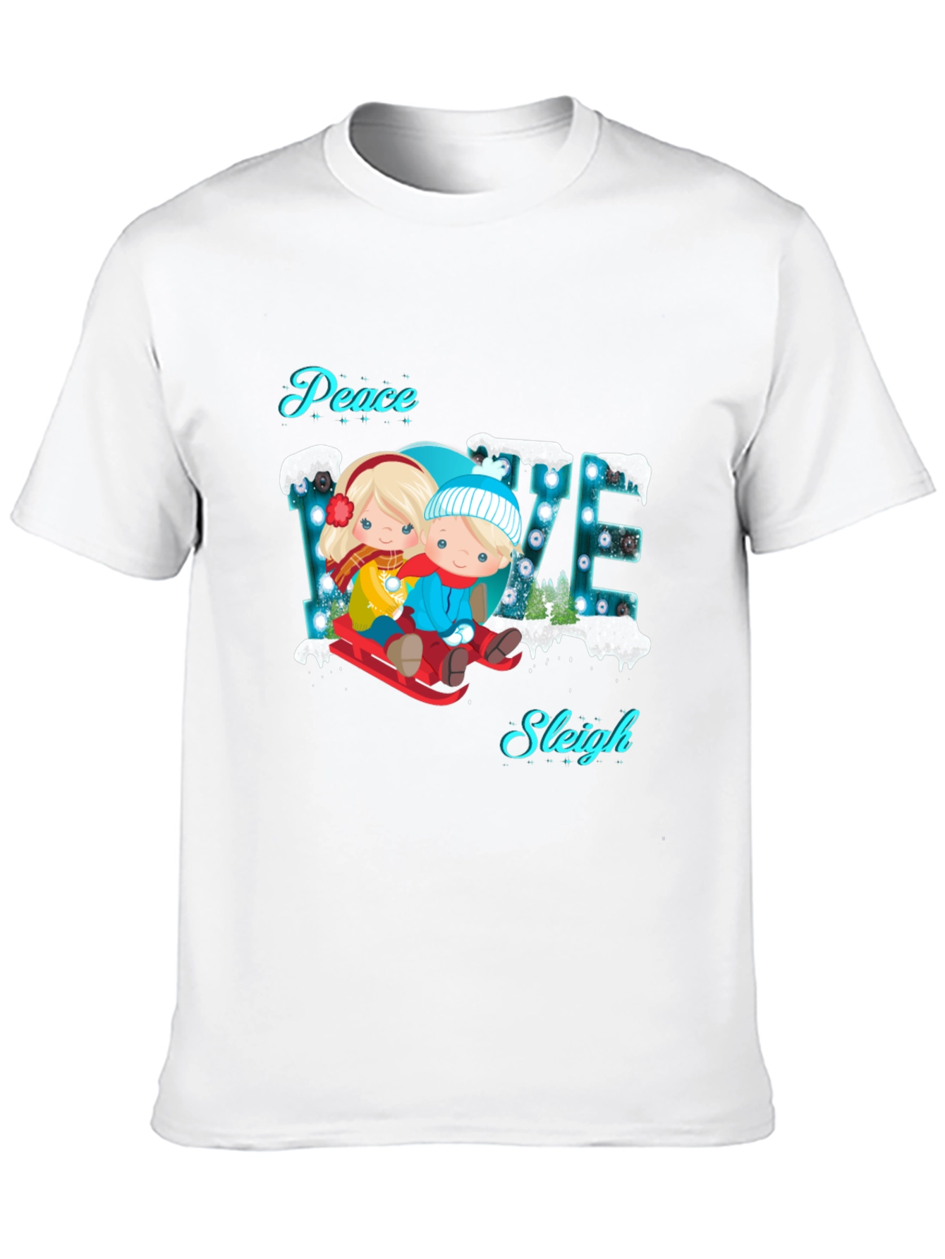Peace Love Sleigh T-Shirt