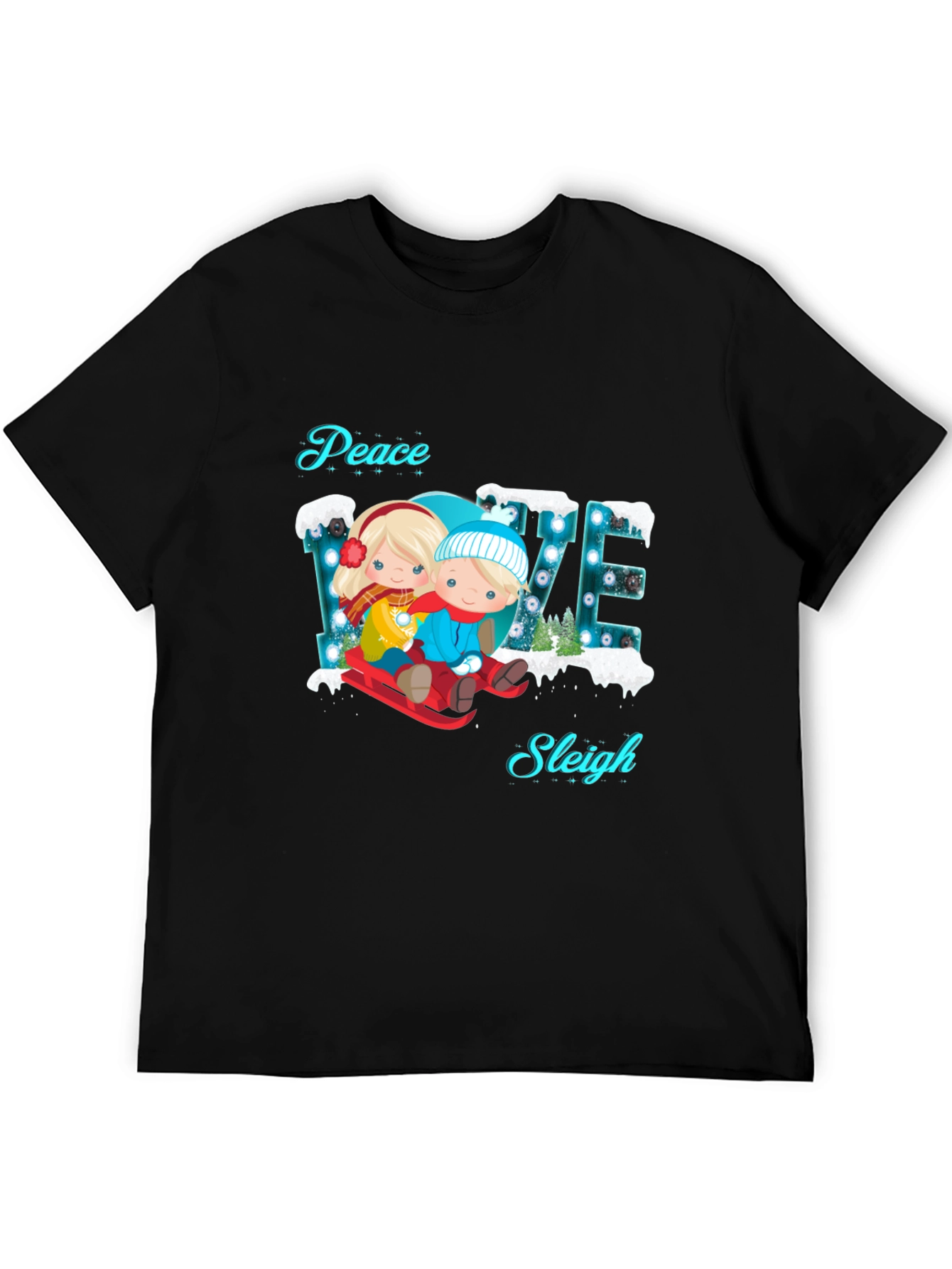 Peace Love Sleigh T-Shirt