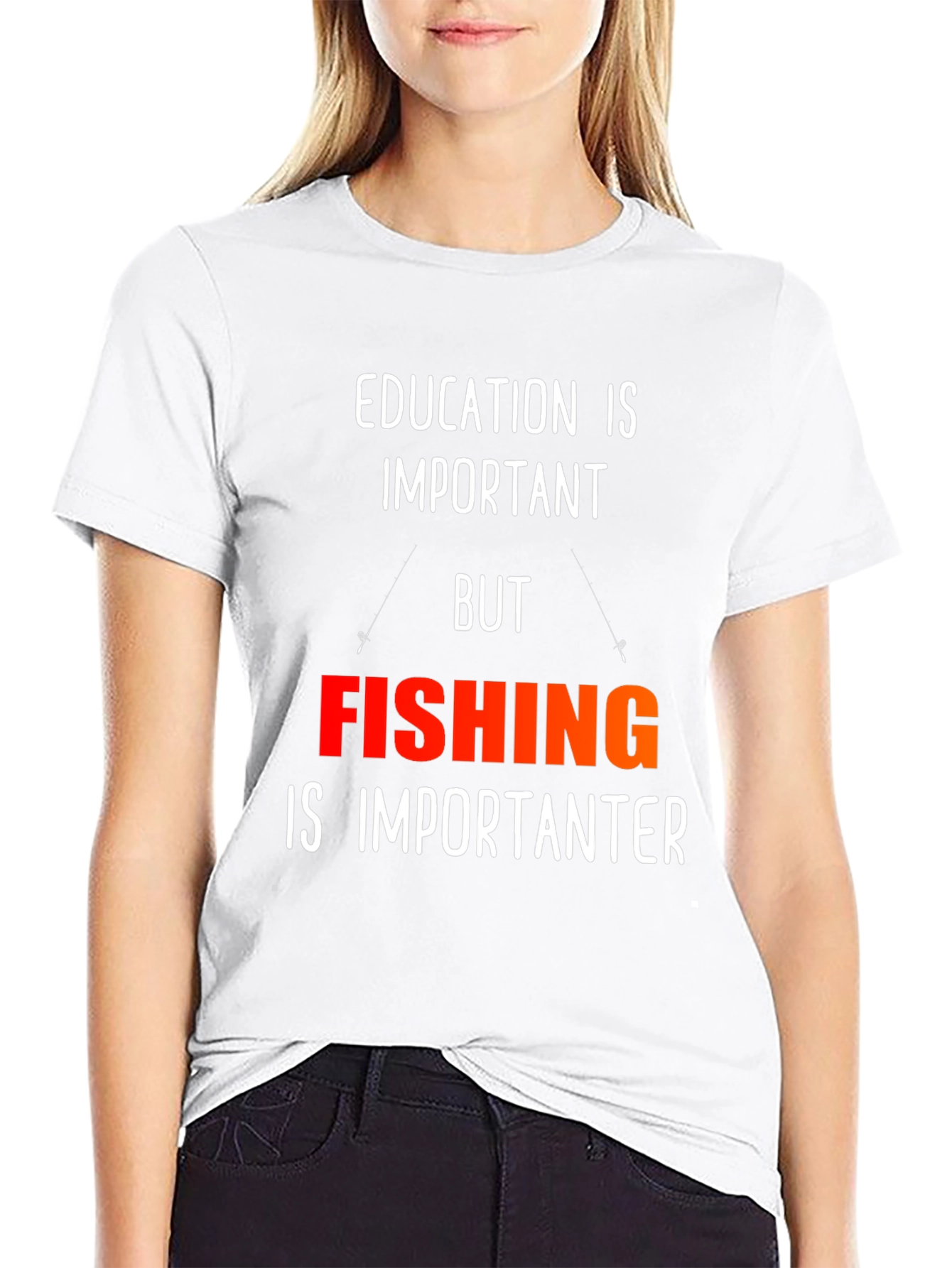 Funny Fishing T-Shirt - Education is Important