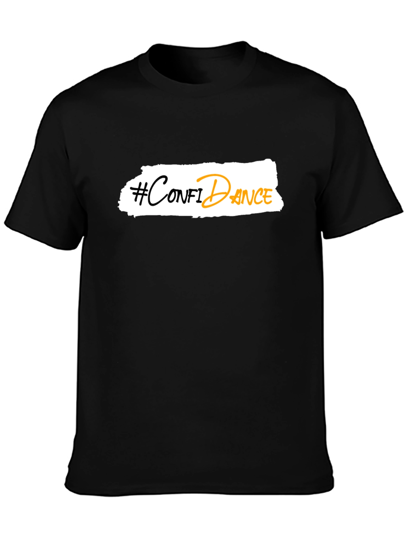 Confidance T-Shirt - Black Graphic Tee