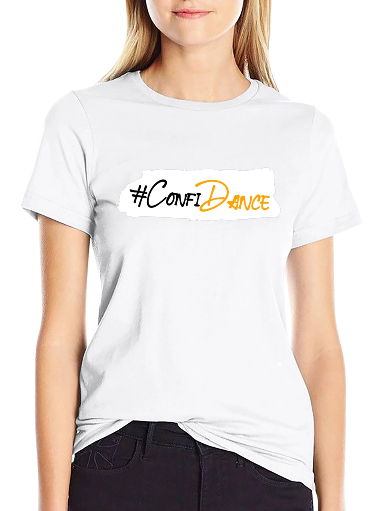 Confidance T-Shirt - Black Graphic Tee