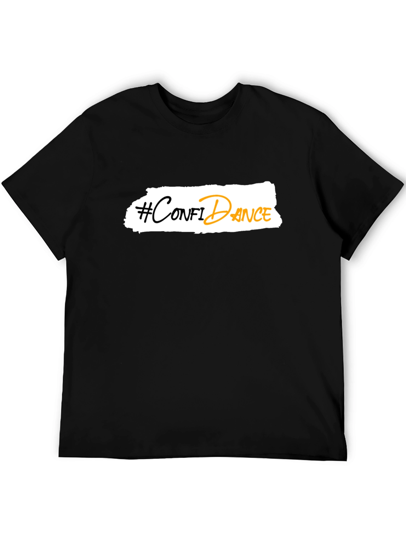 Confidance T-Shirt - Black Graphic Tee