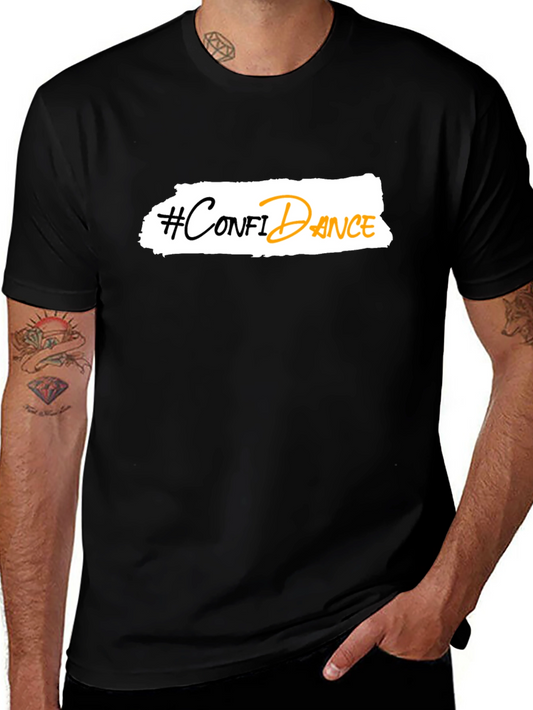 Confidance T-Shirt - Black Graphic Tee