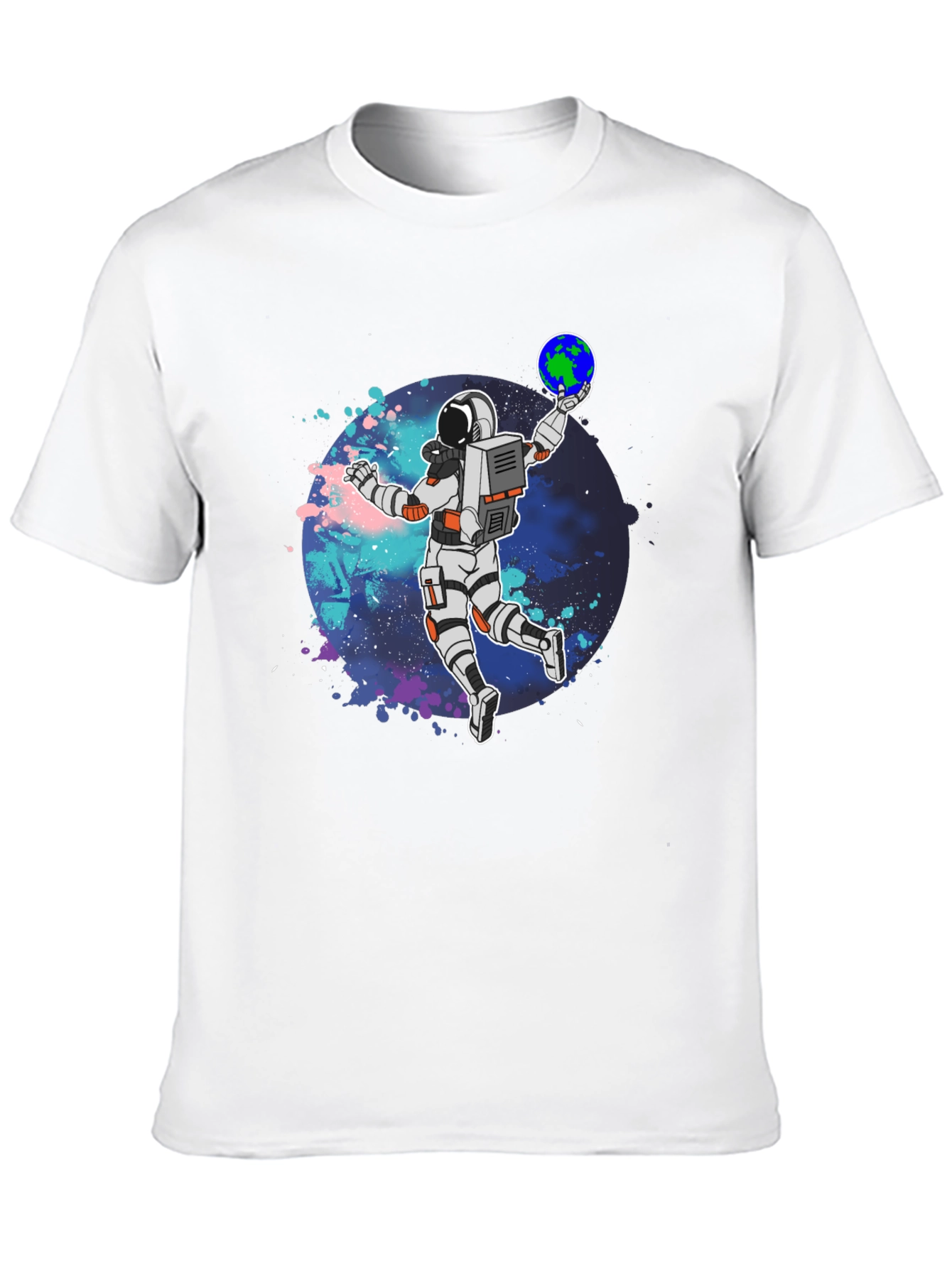 Astronaut Dunk T-Shirt - Space Graphic Tee