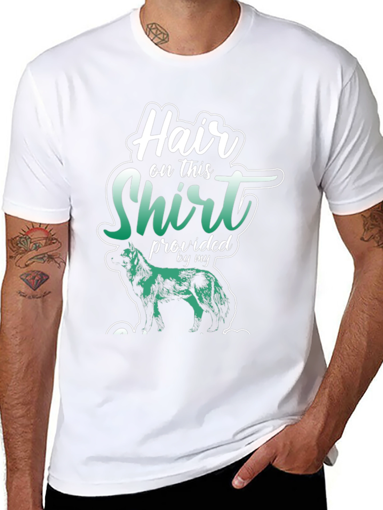 Hair on This Shirt Dog Lovers T-Shirt