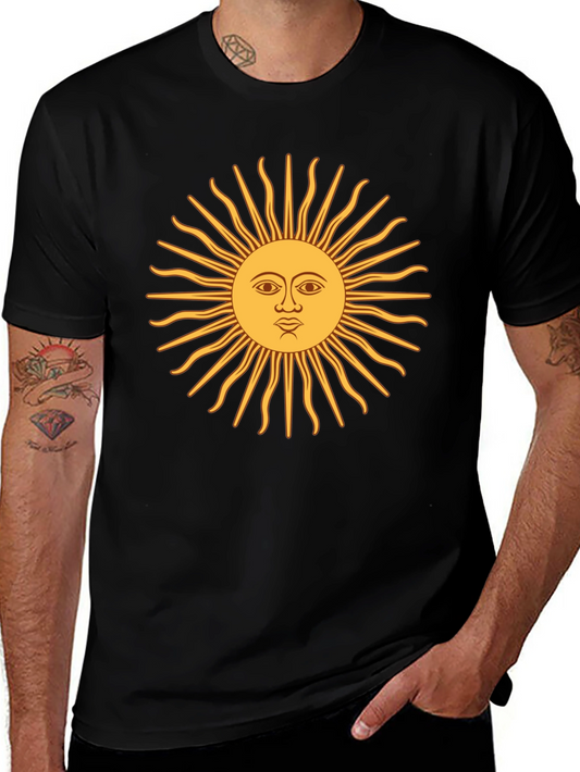 Sun of May Argentina T-Shirt - Black