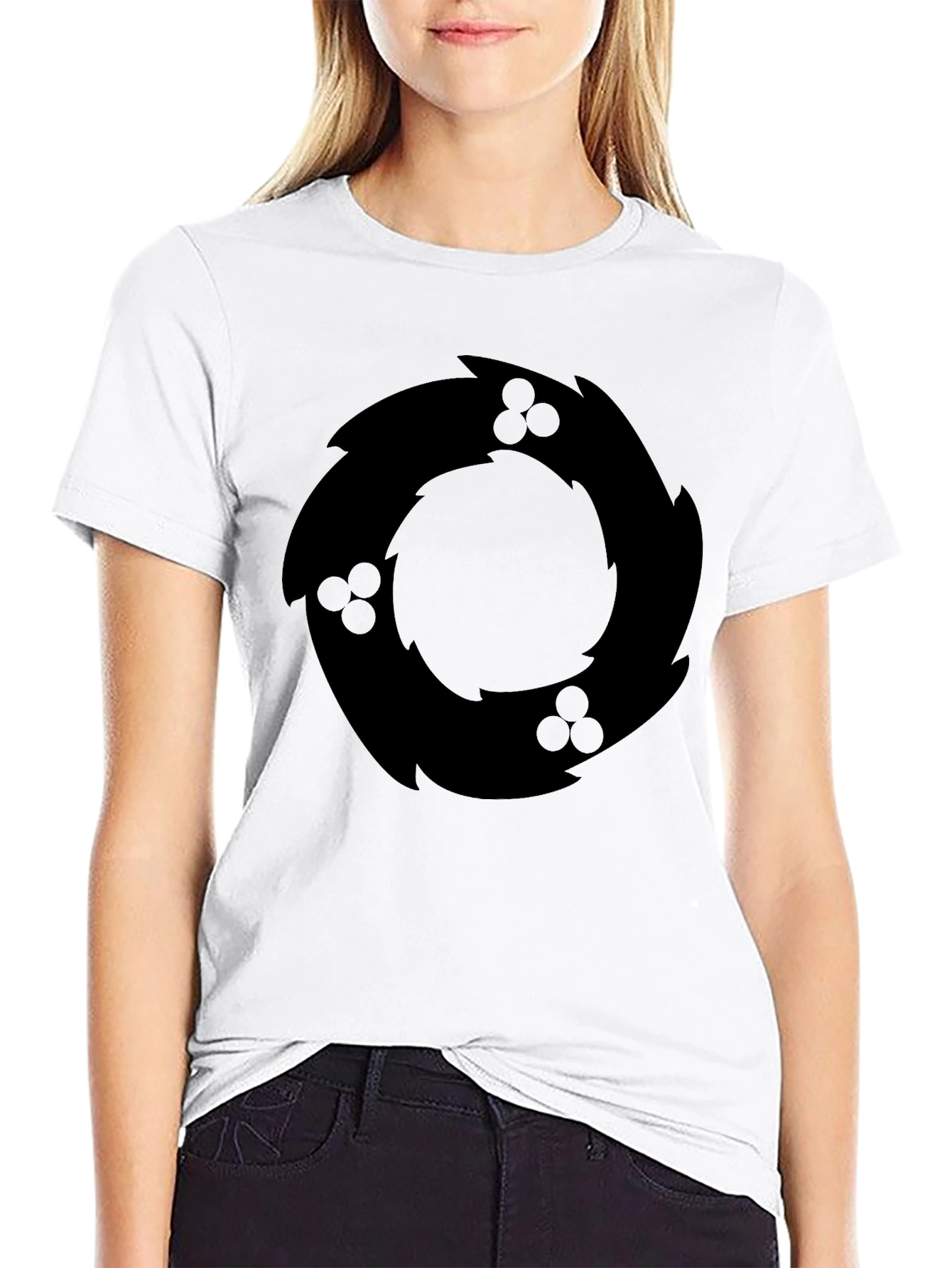 Abstract Graphic Print Mens T-Shirt