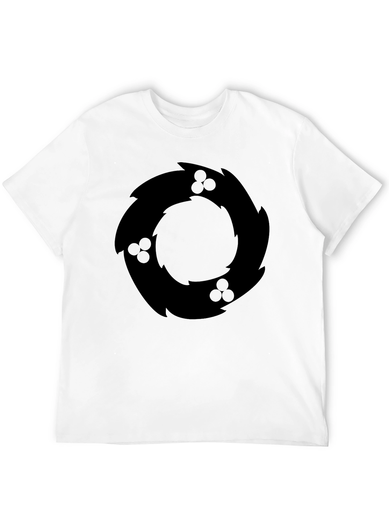 Abstract Graphic Print Mens T-Shirt