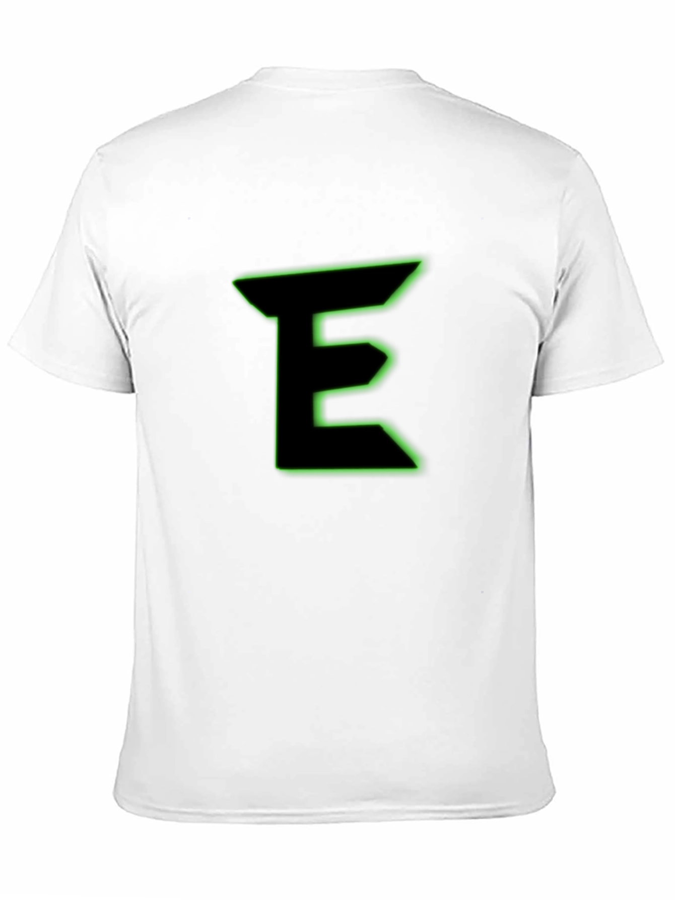 Neon E Graphic Black Tee