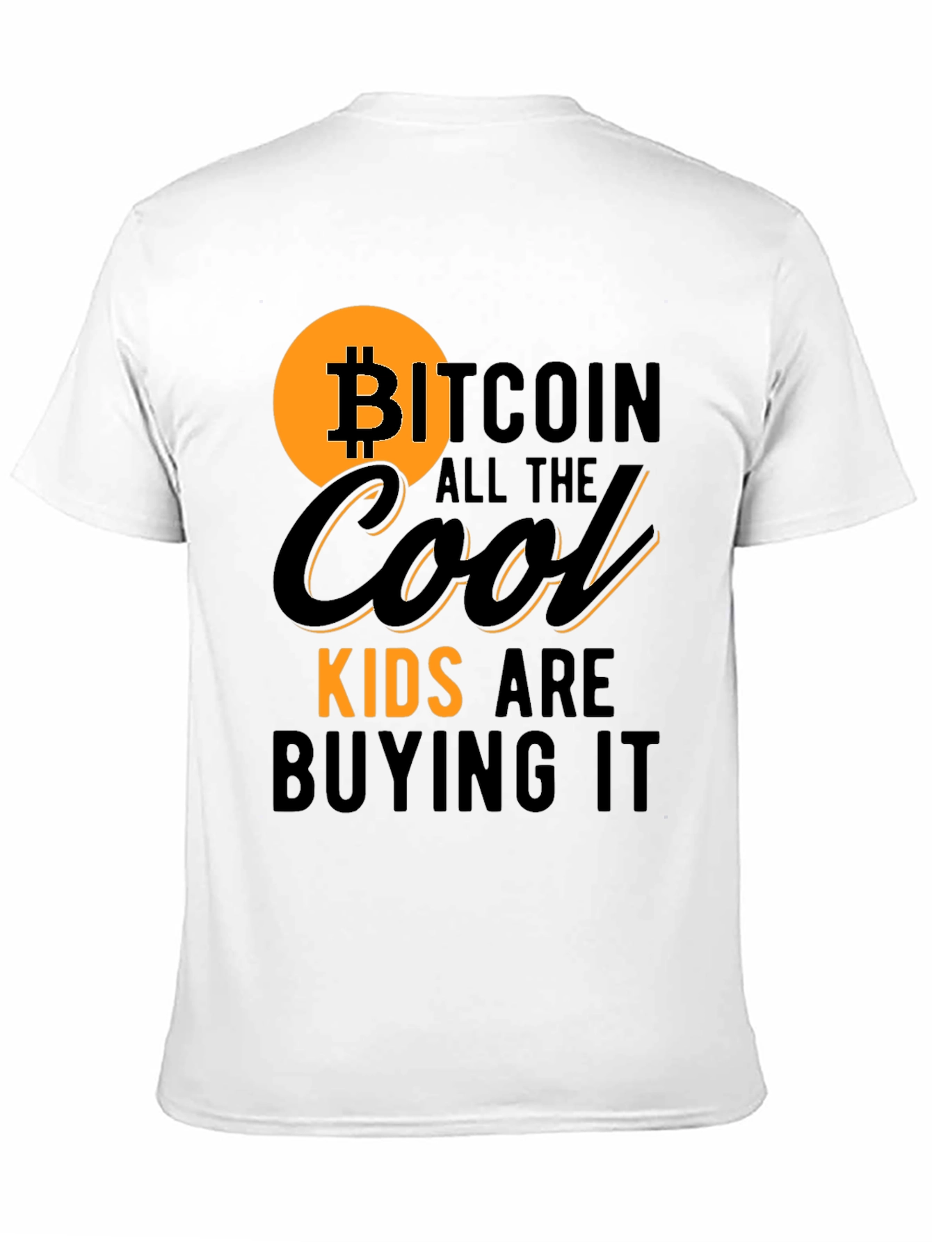 Bitcoin Cool Kids T-Shirt - Black Crypto Tee