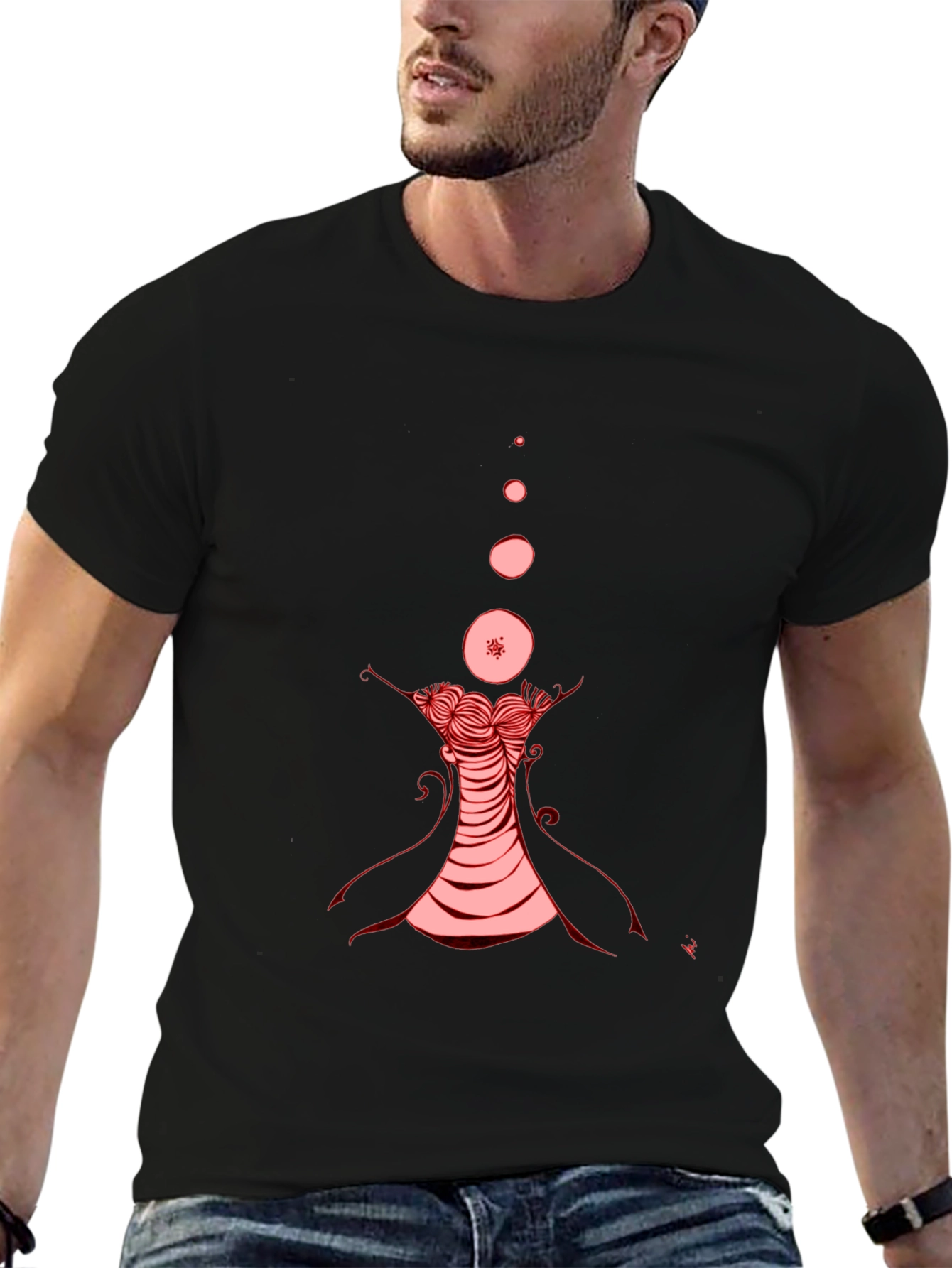 Abstract Art Graphic Tee - Unique Design