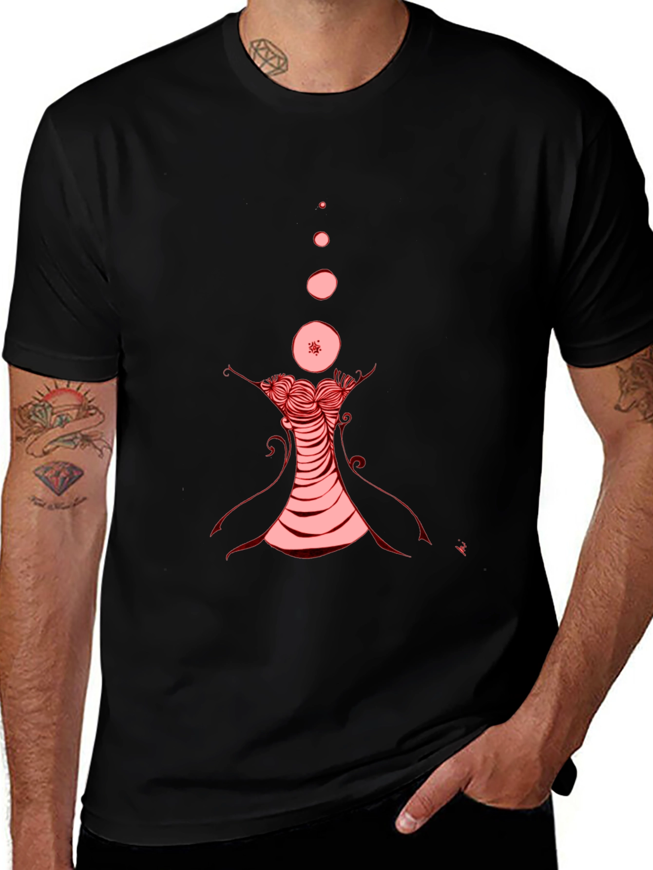 Abstract Art Graphic Tee - Unique Design