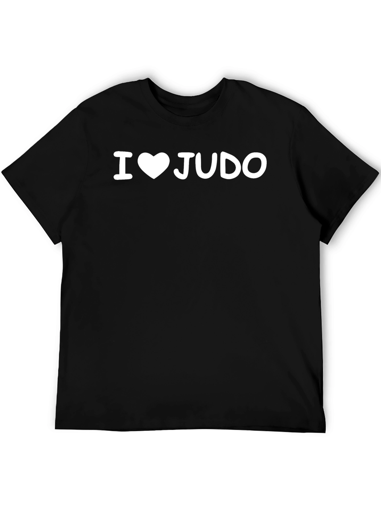 I Love Judo Black T-Shirt