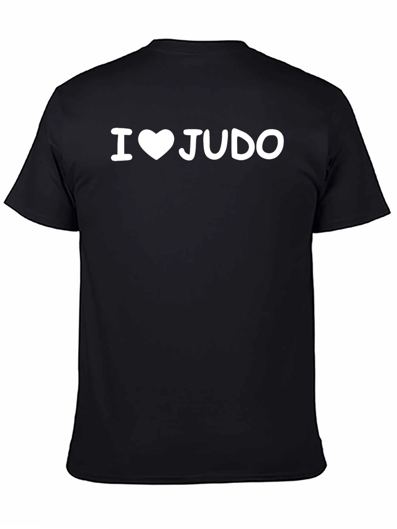 I Love Judo Black T-Shirt