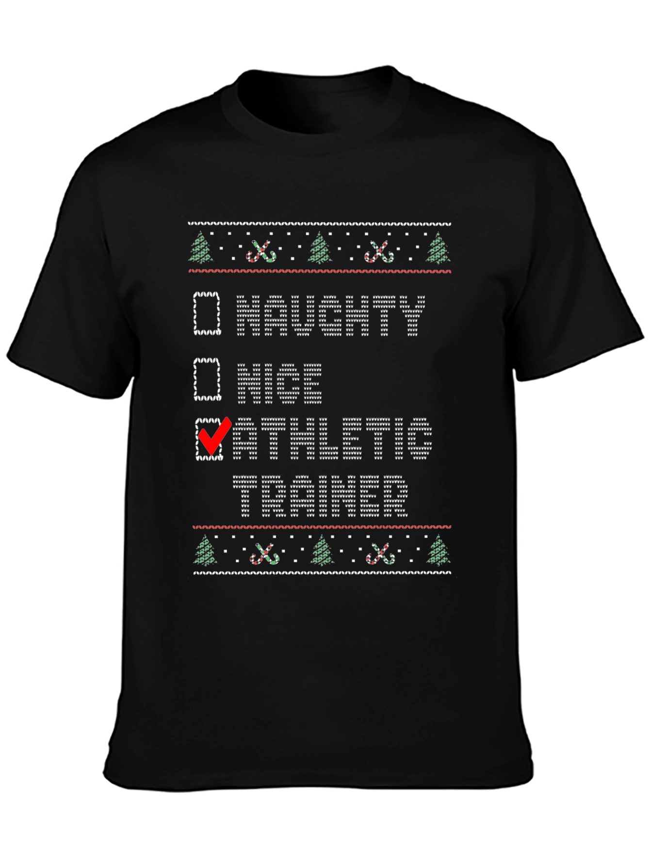 Athletic Trainer Ugly Christmas Sweater T-Shirt