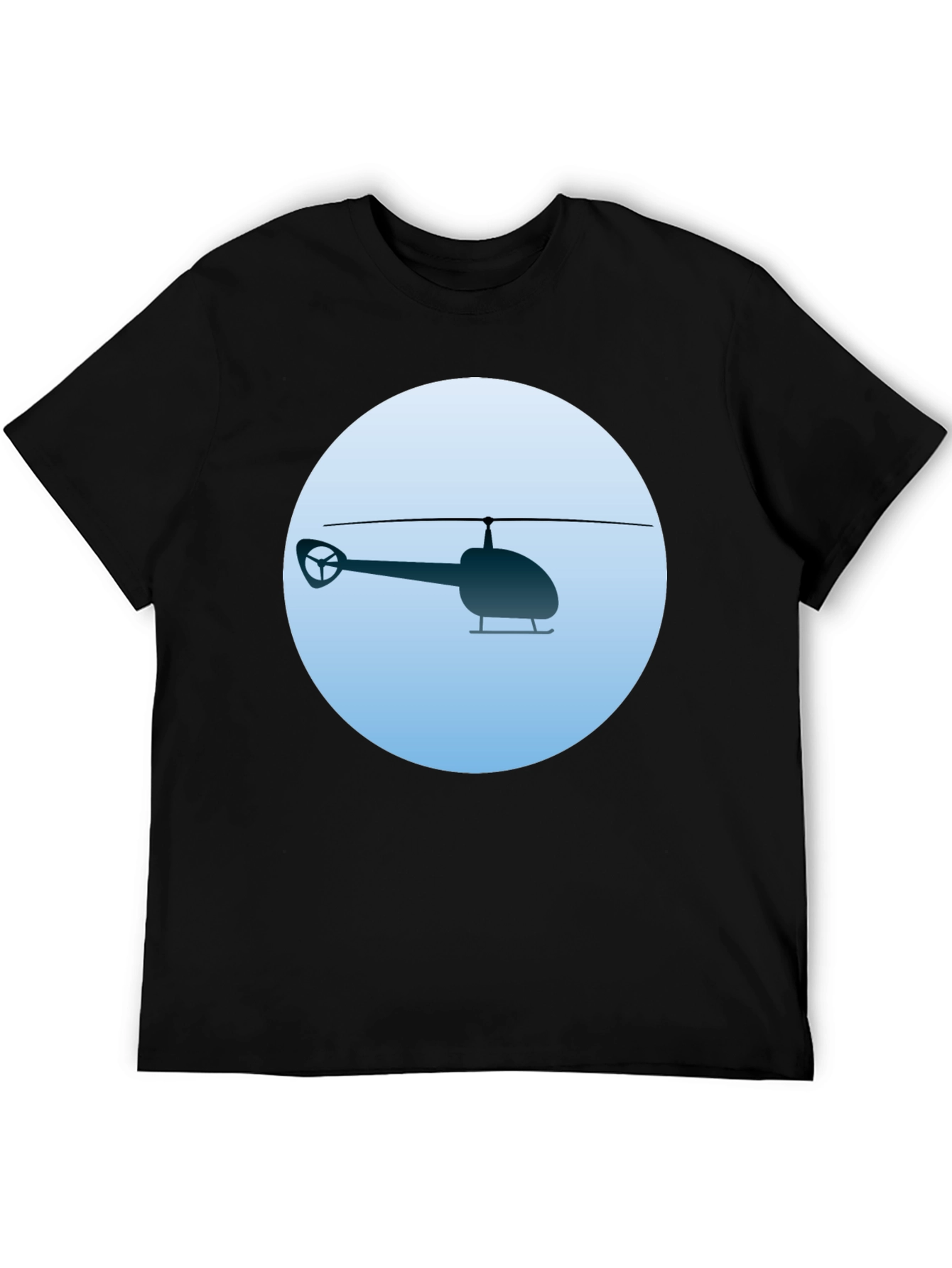 Helicopter Graphic Tee - Pilot Aviation Fan Shirt