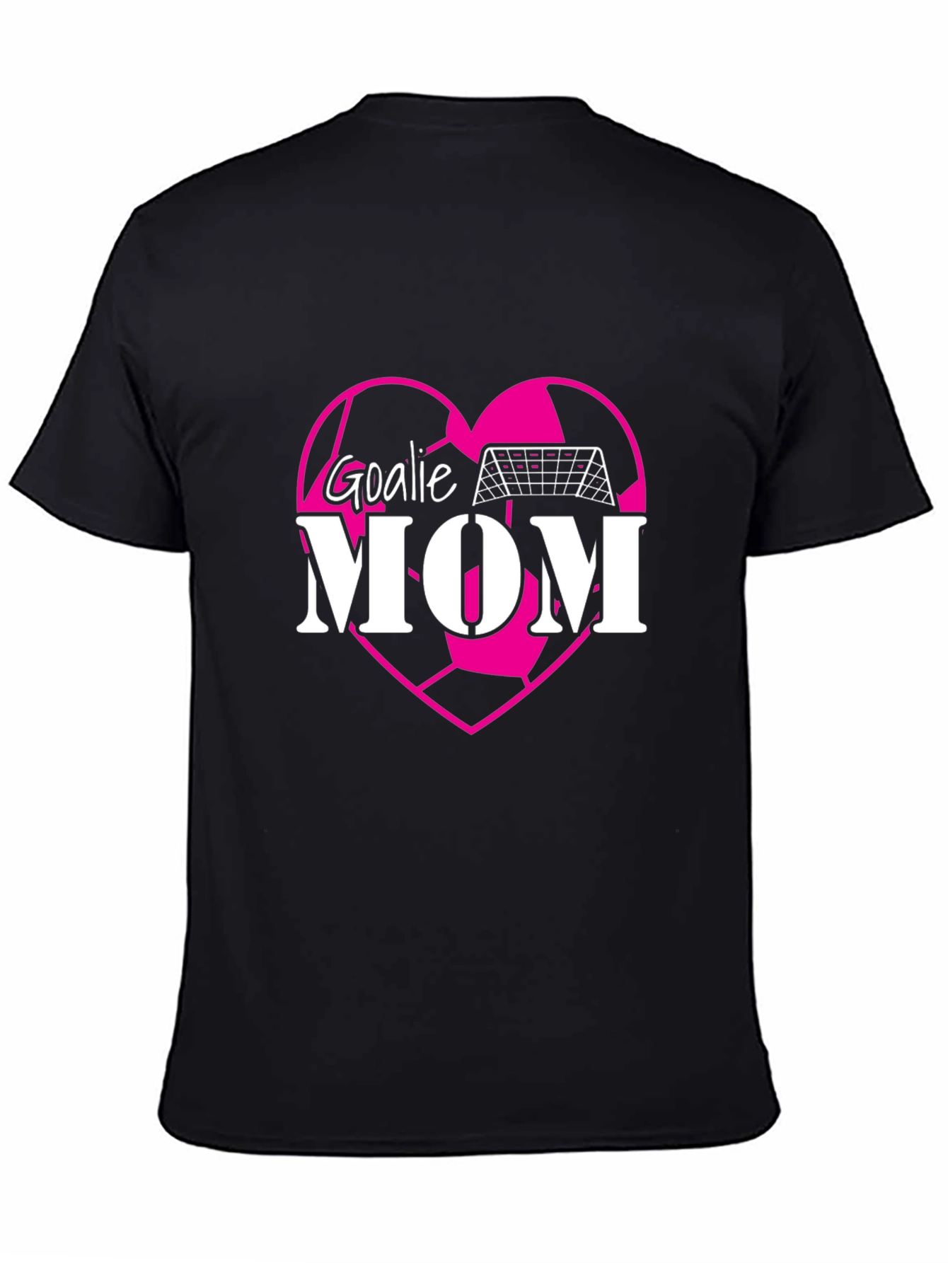Goalie Mom T-Shirt - Soccer Heart Design
