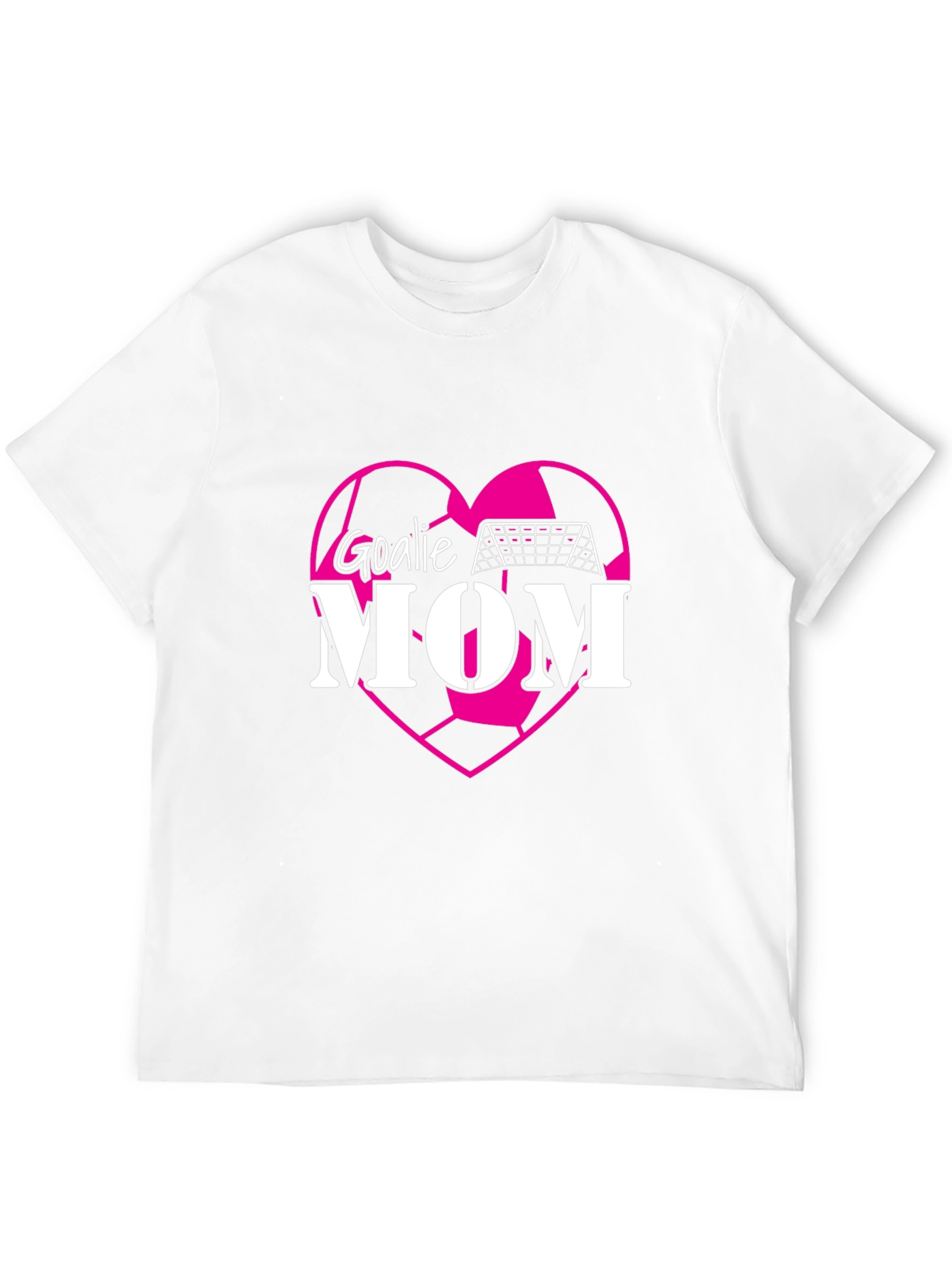 Goalie Mom T-Shirt - Soccer Heart Design