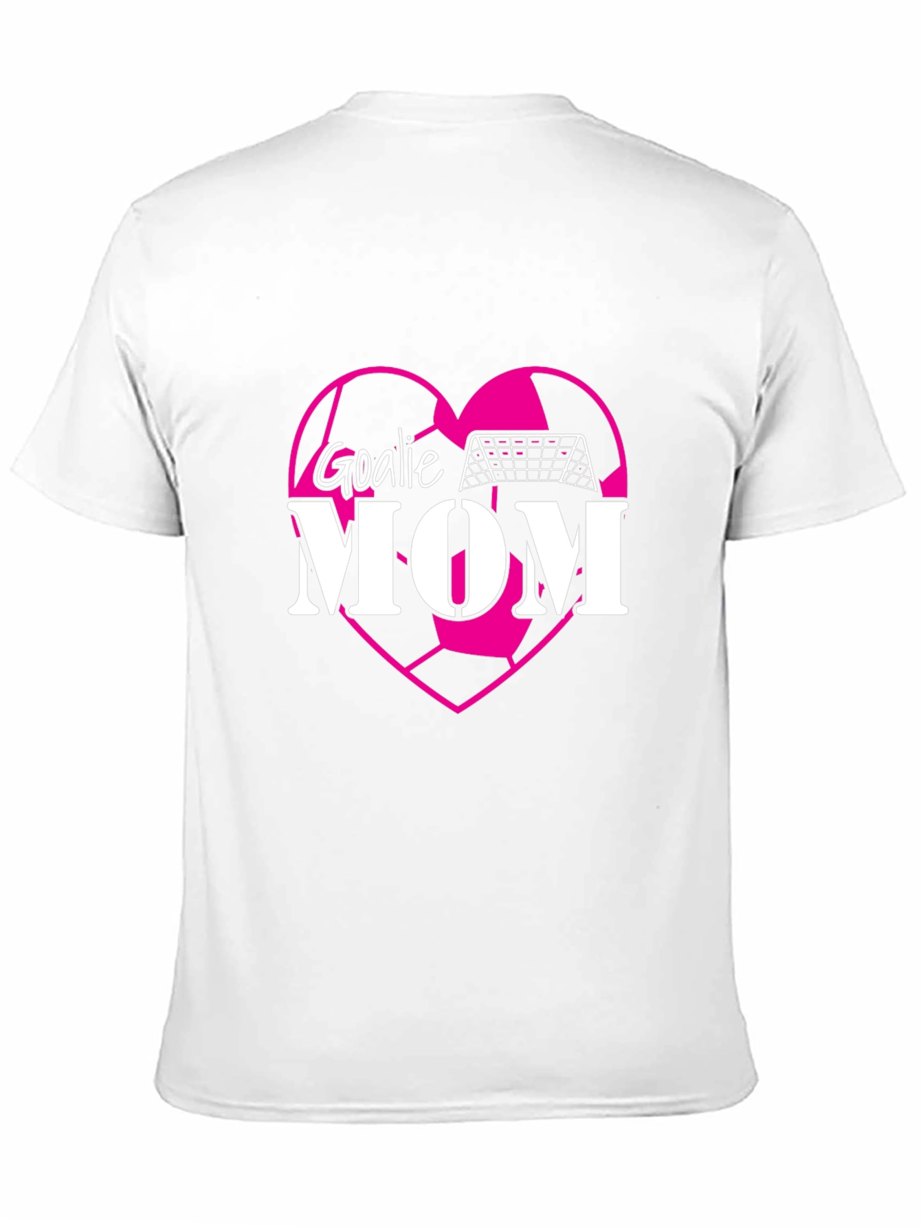 Goalie Mom T-Shirt - Soccer Heart Design
