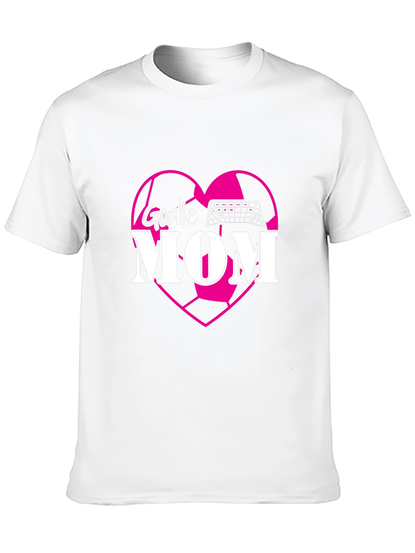 Goalie Mom T-Shirt - Soccer Heart Design