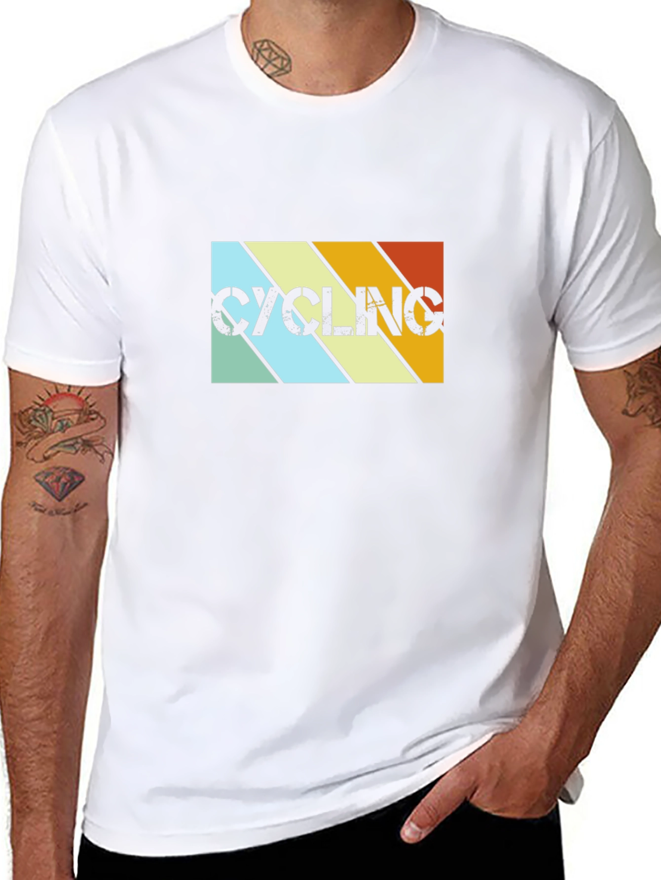 Retro Cycling Graphic T-Shirt