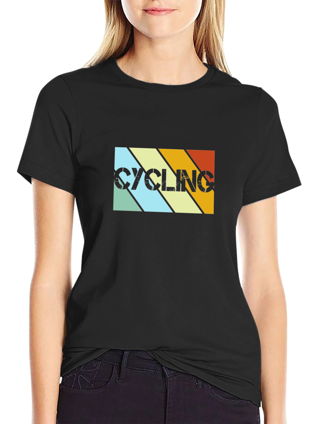 Retro Cycling Graphic T-Shirt