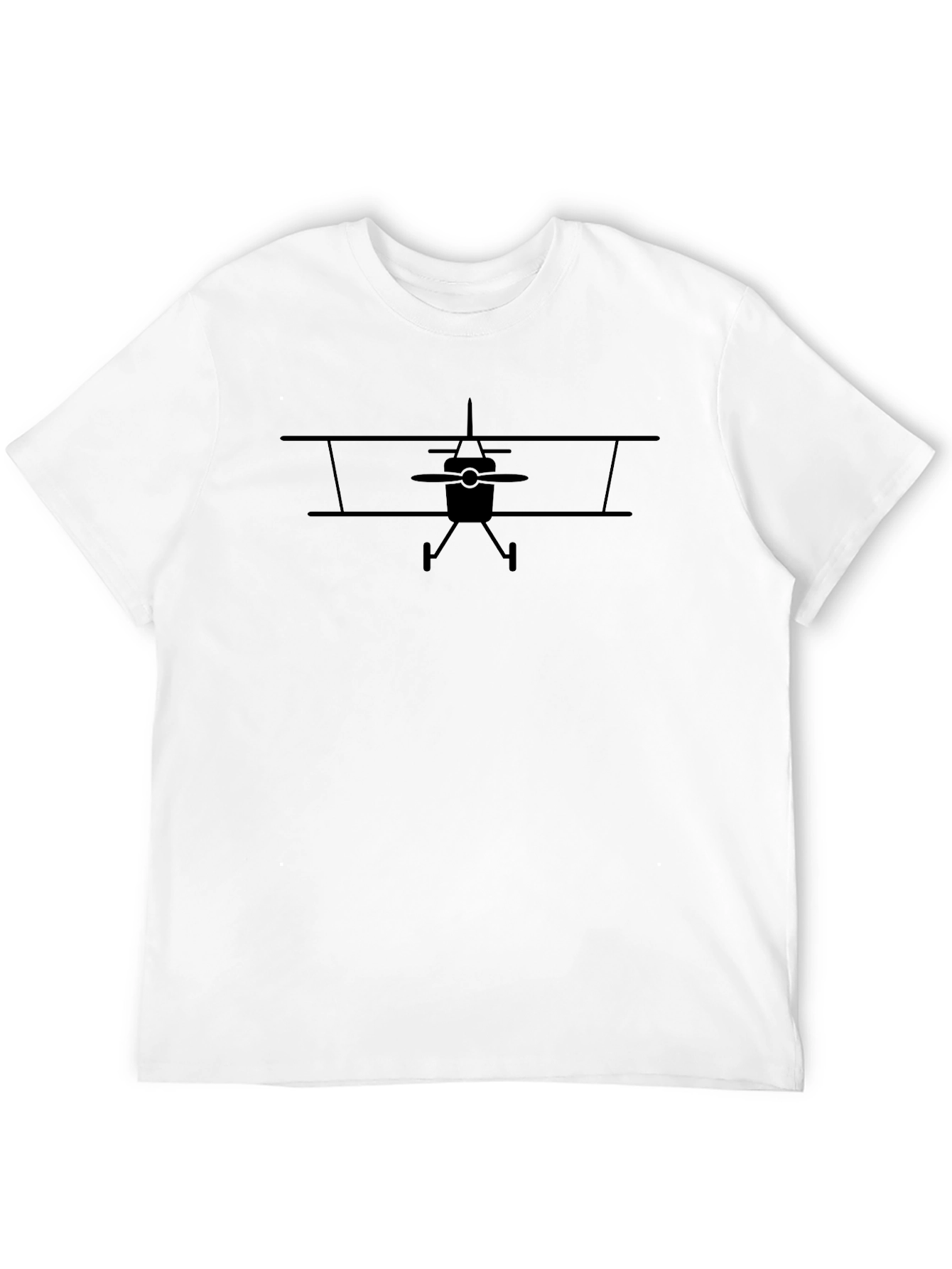 Biplane Graphic Tee - Aviation Enthusiast Style
