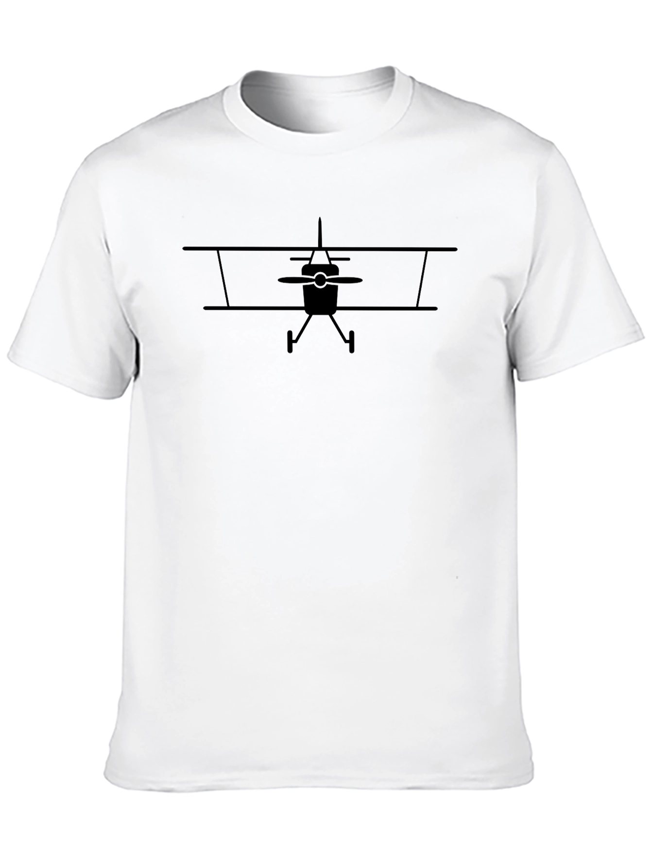 Biplane Graphic Tee - Aviation Enthusiast Style