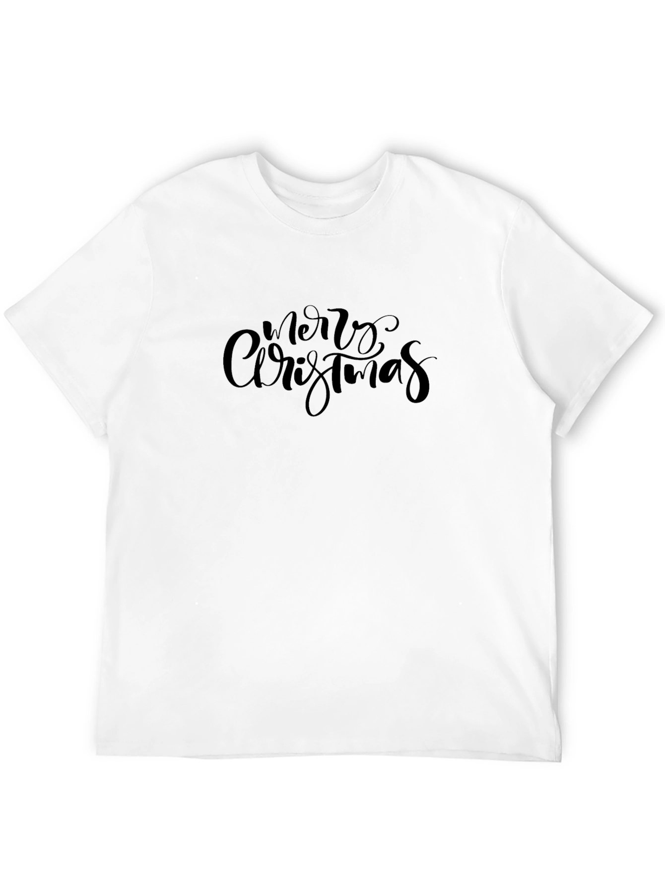 Merry Christmas Black T-Shirt