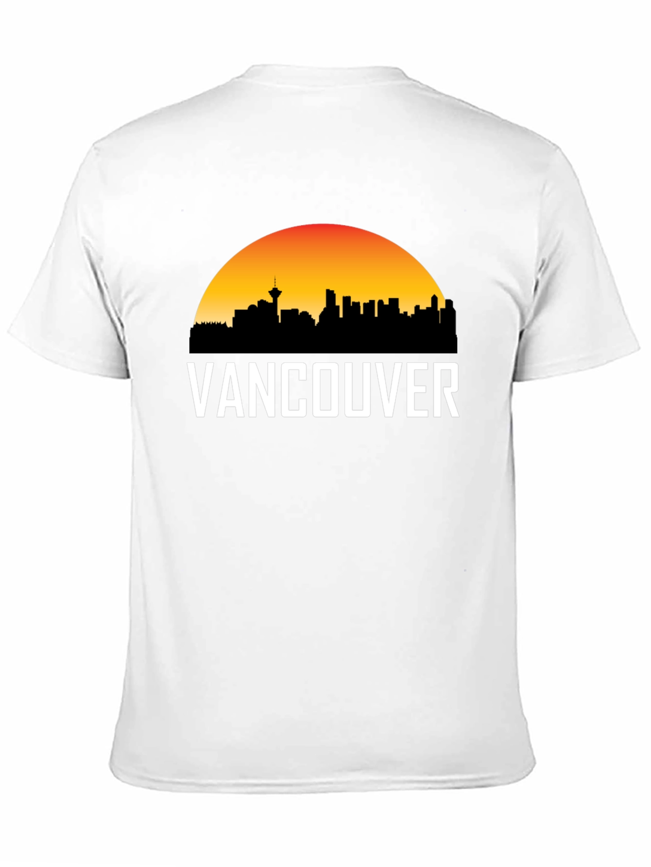 Vancouver Skyline Graphic Tee - Black