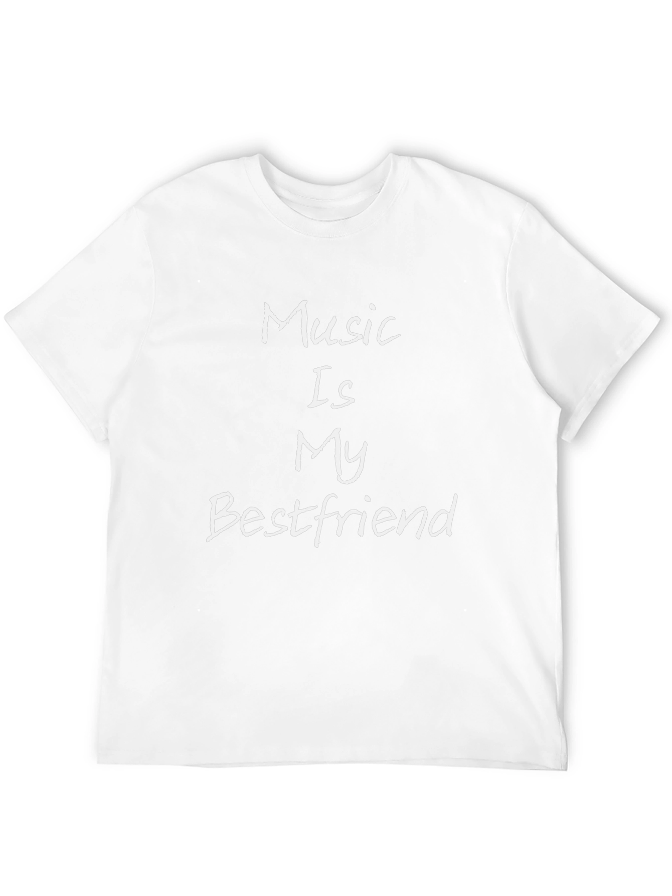 Music Is My Bestfriend Black T-Shirt