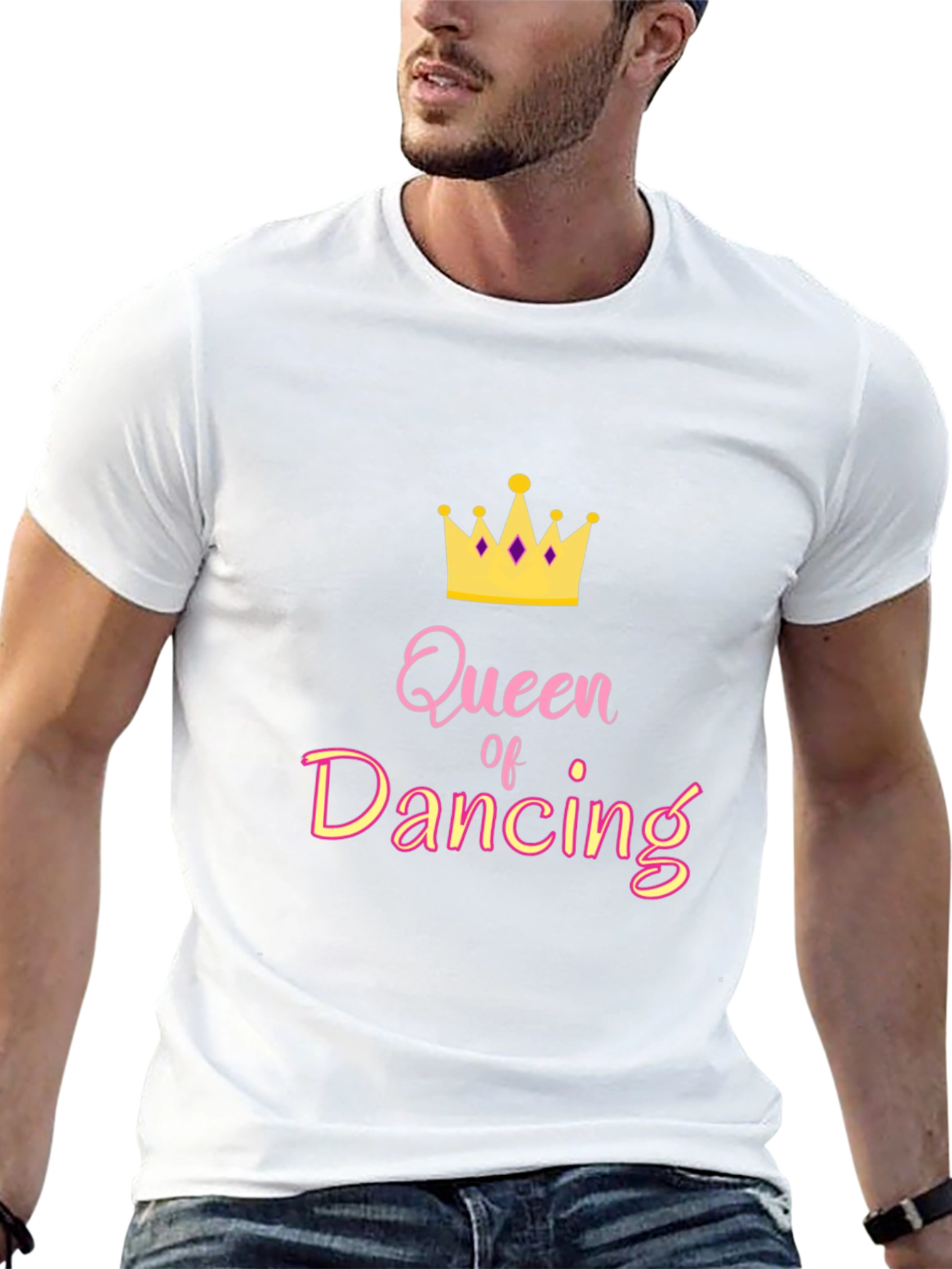 Queen of Dancing Graphic T-Shirt - Black
