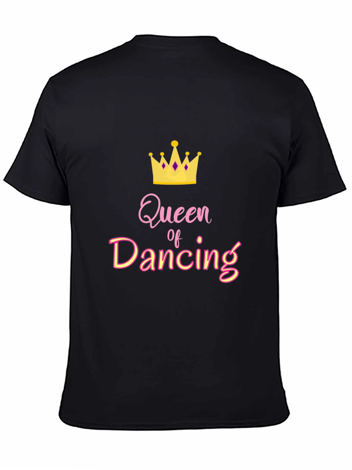 Queen of Dancing Graphic T-Shirt - Black