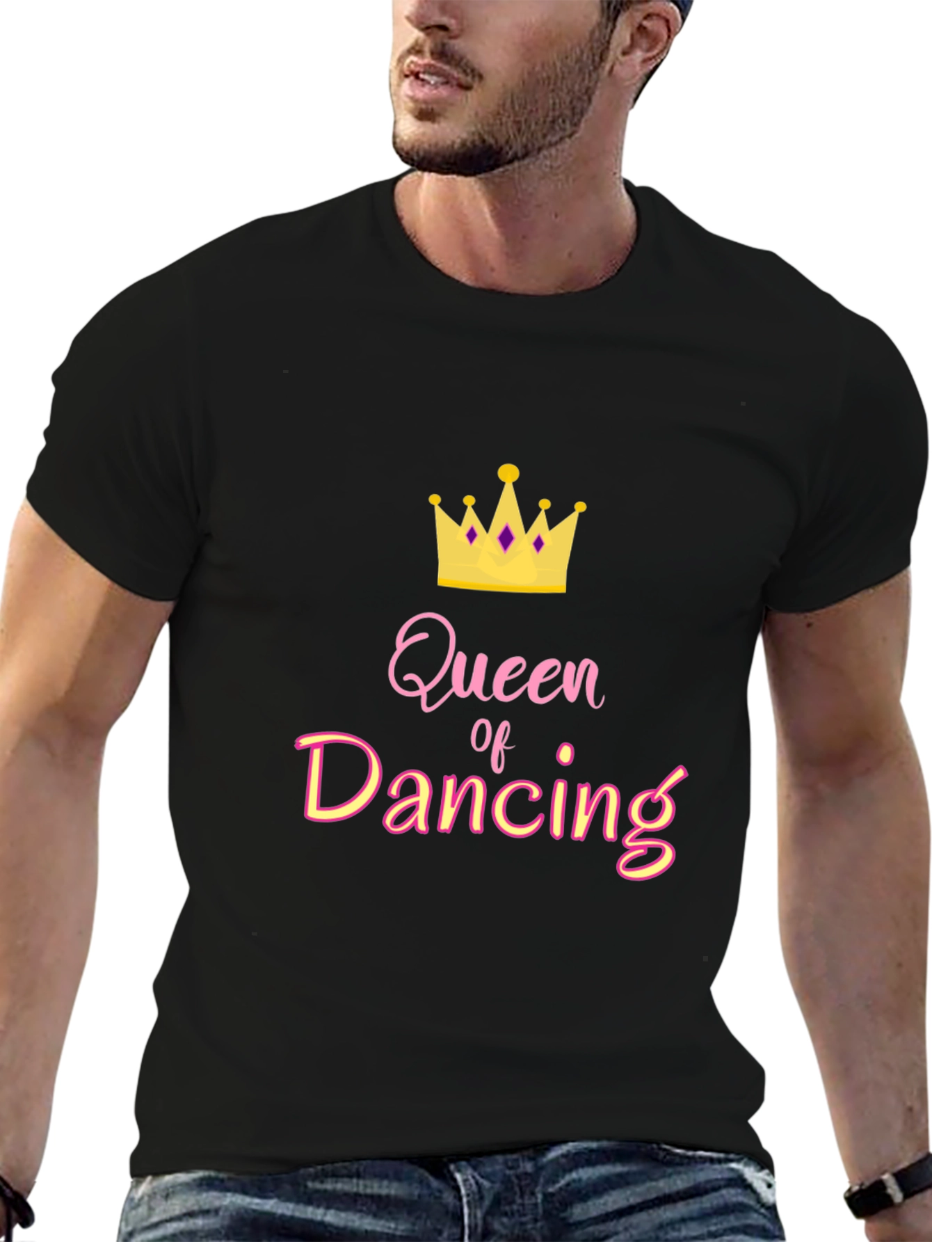 Queen of Dancing Graphic T-Shirt - Black