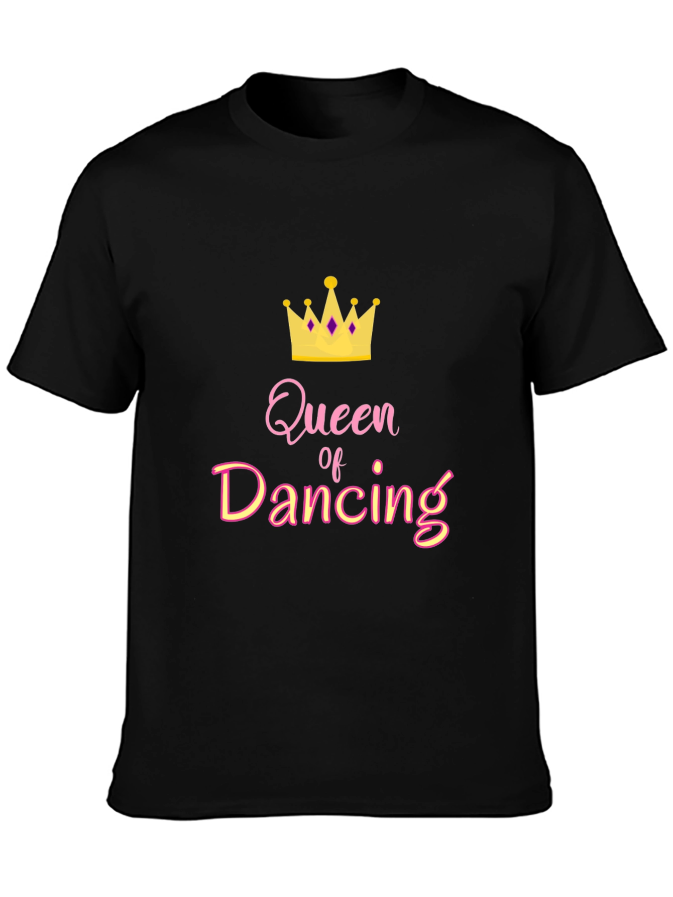 Queen of Dancing Graphic T-Shirt - Black