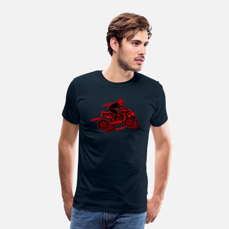 quad bike red and black