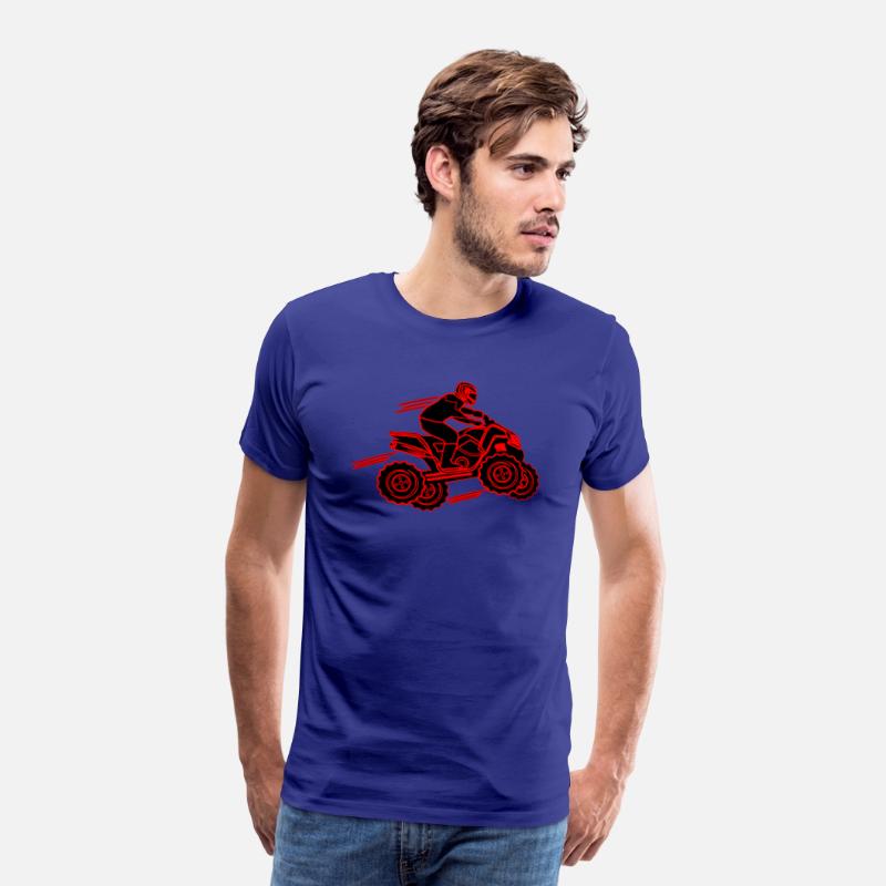 quad bike red and black