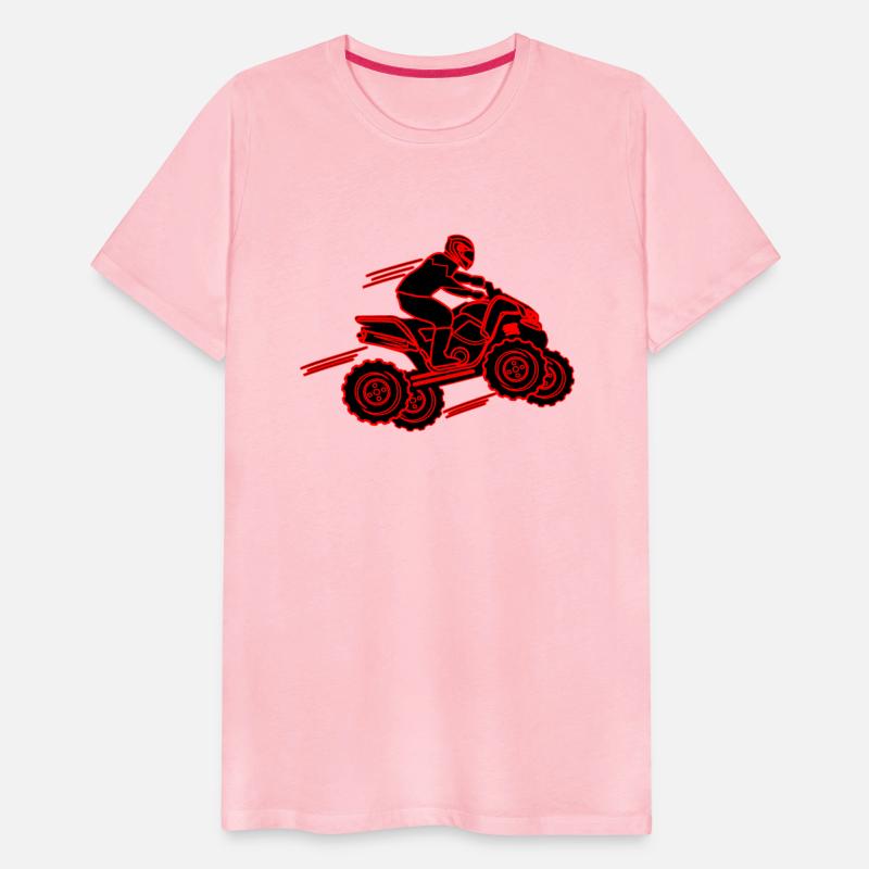 quad bike red and black