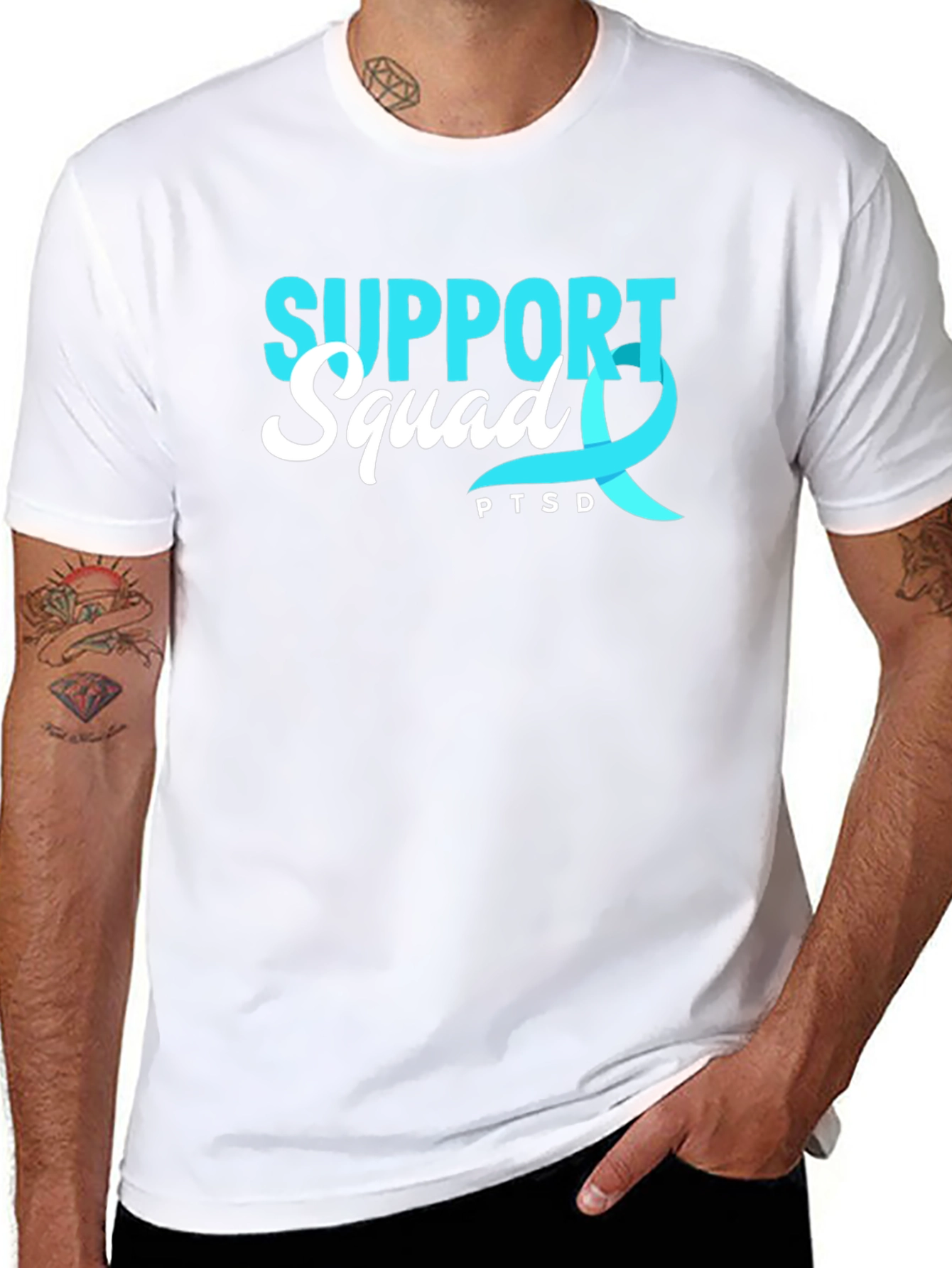 Support Squad PTSD Awareness T-Shirt