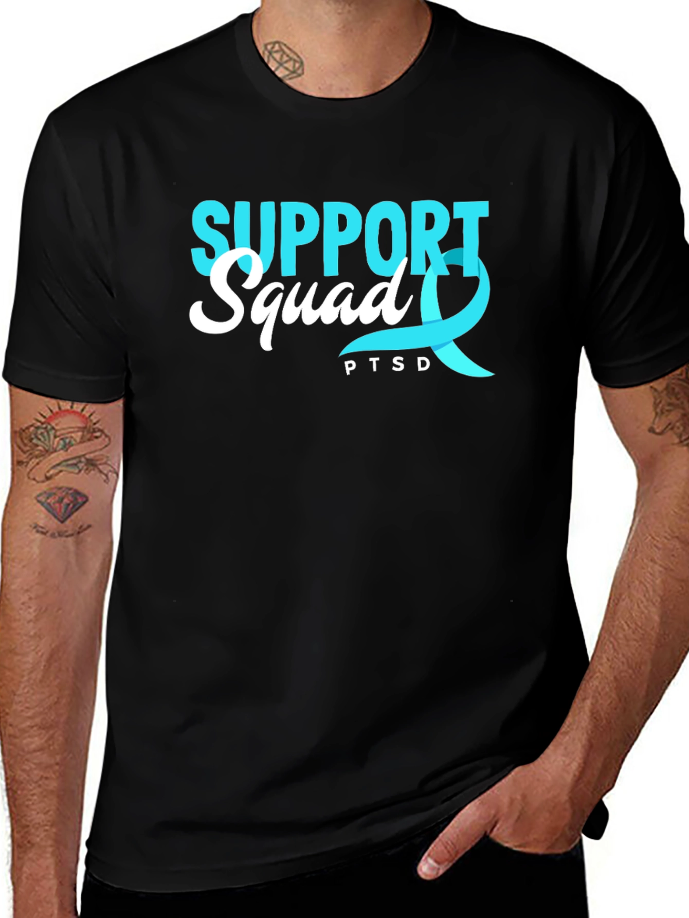 Support Squad PTSD Awareness T-Shirt