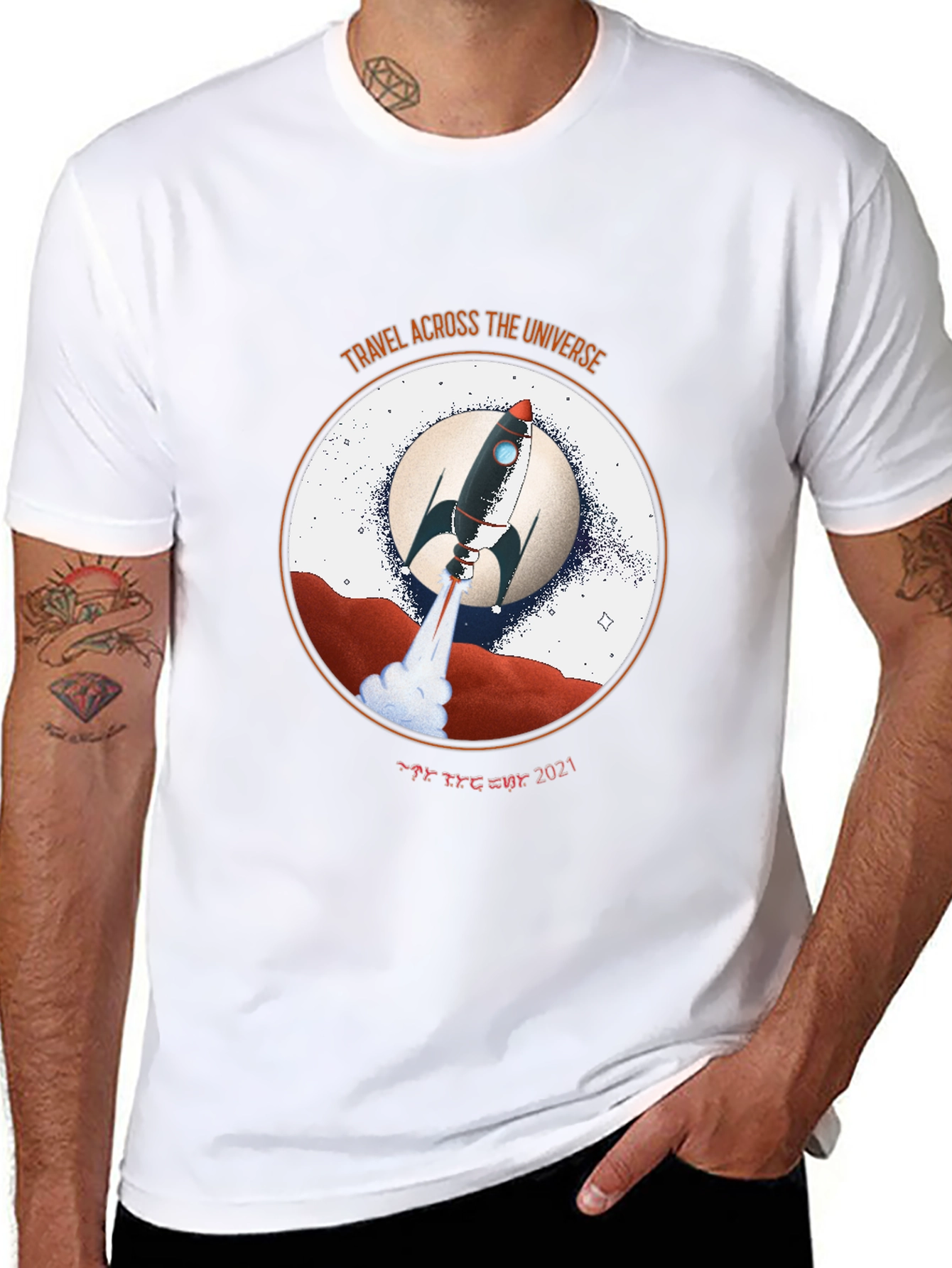 Travel Across The Universe Graphic T-Shirt