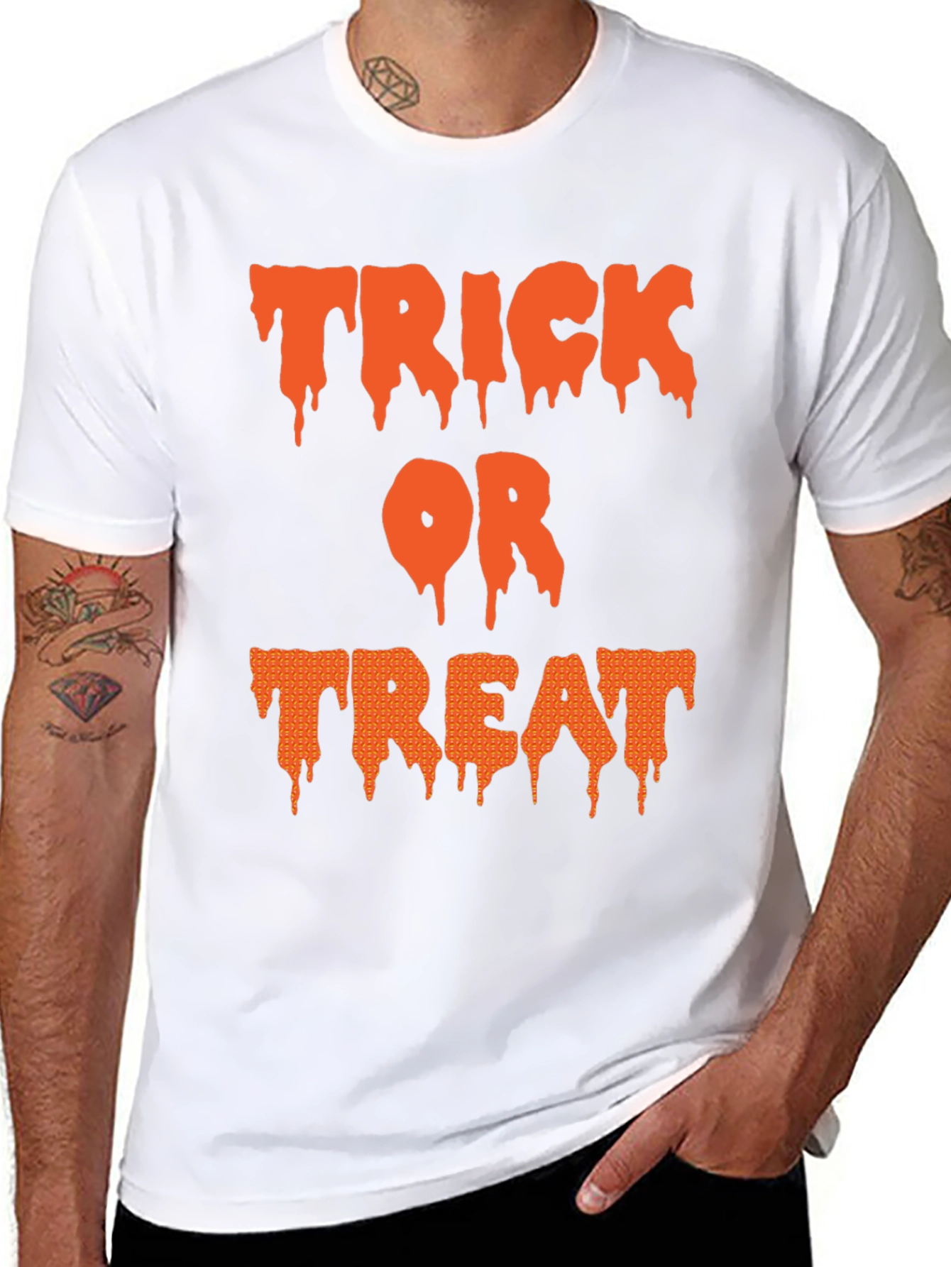 Halloween Trick or Treat Graphic Tee