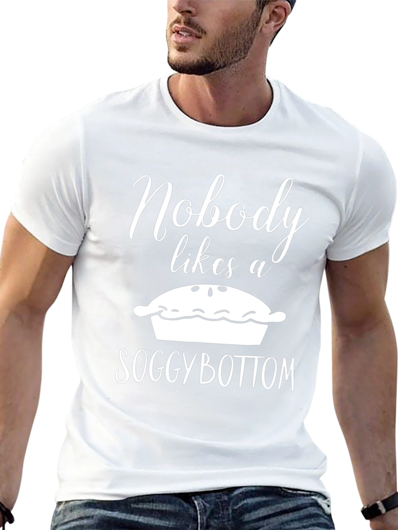 Soggy Bottom T-Shirt - Funny Pie Tee