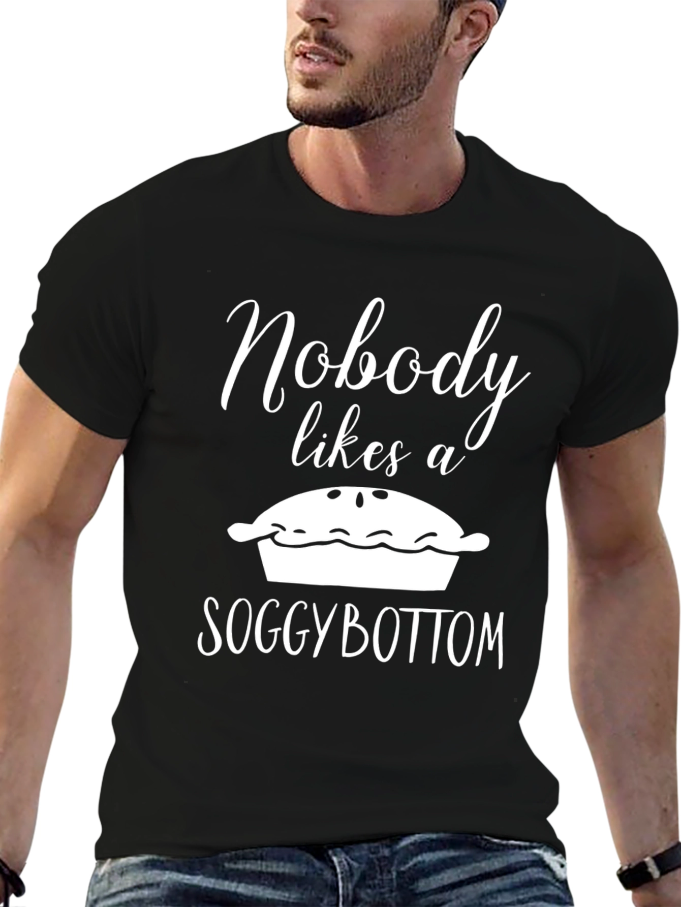 Soggy Bottom T-Shirt - Funny Pie Tee