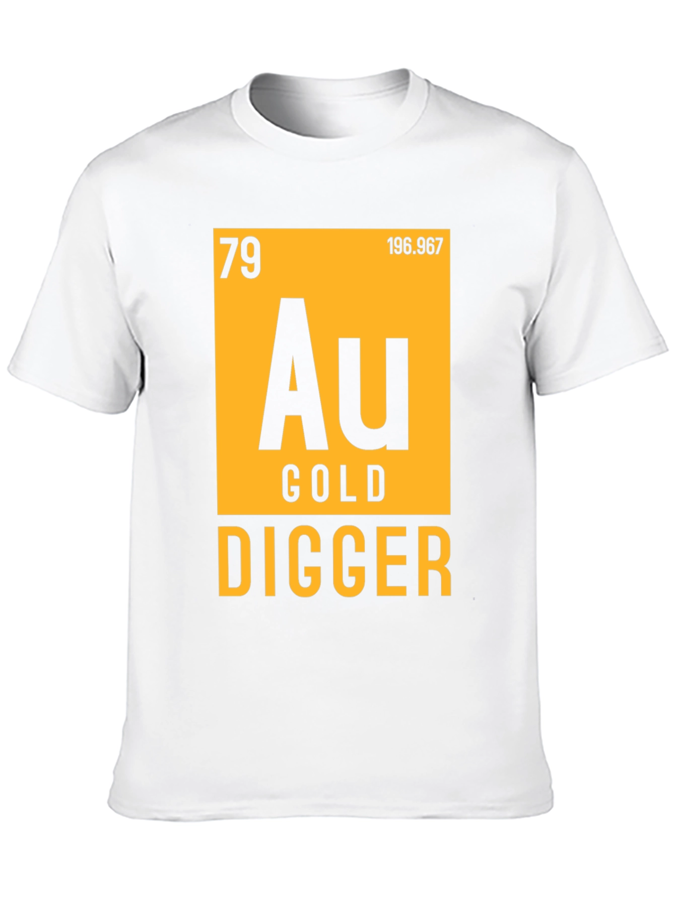 Gold Digger T-Shirt - Periodic Table Inspired Novelty Tee