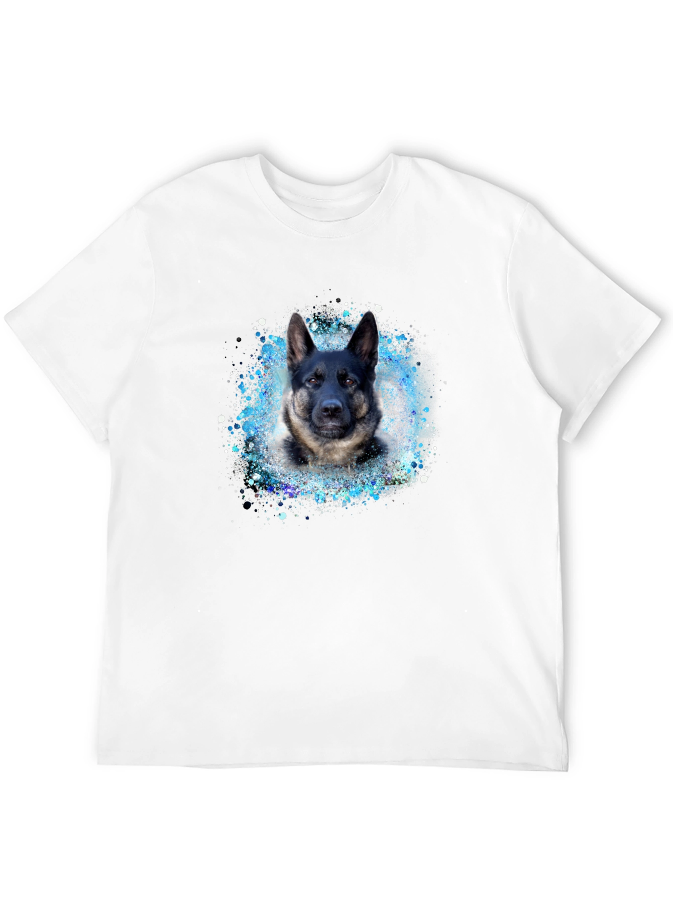 German Shepherd Watercolor T-Shirt