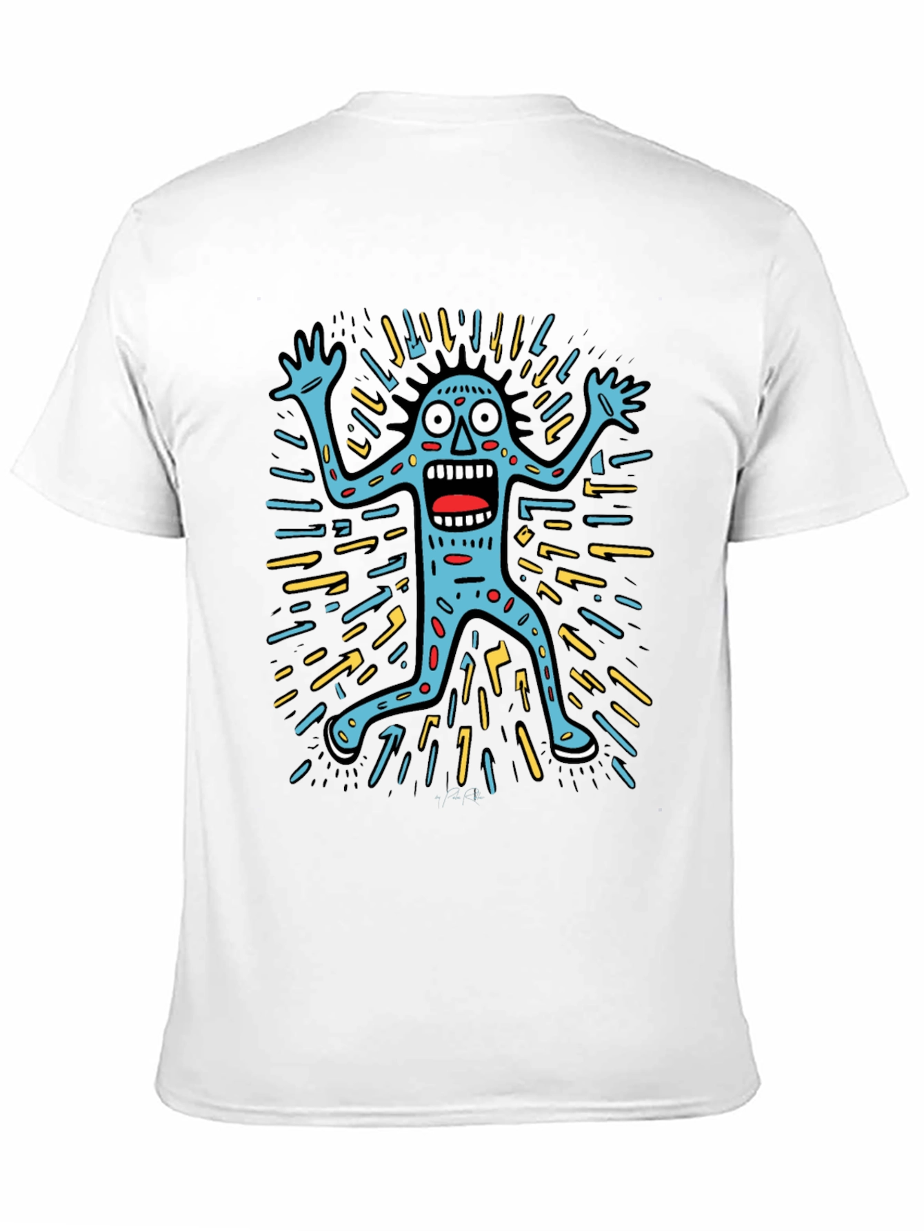 Monster Graphic Black T-Shirt