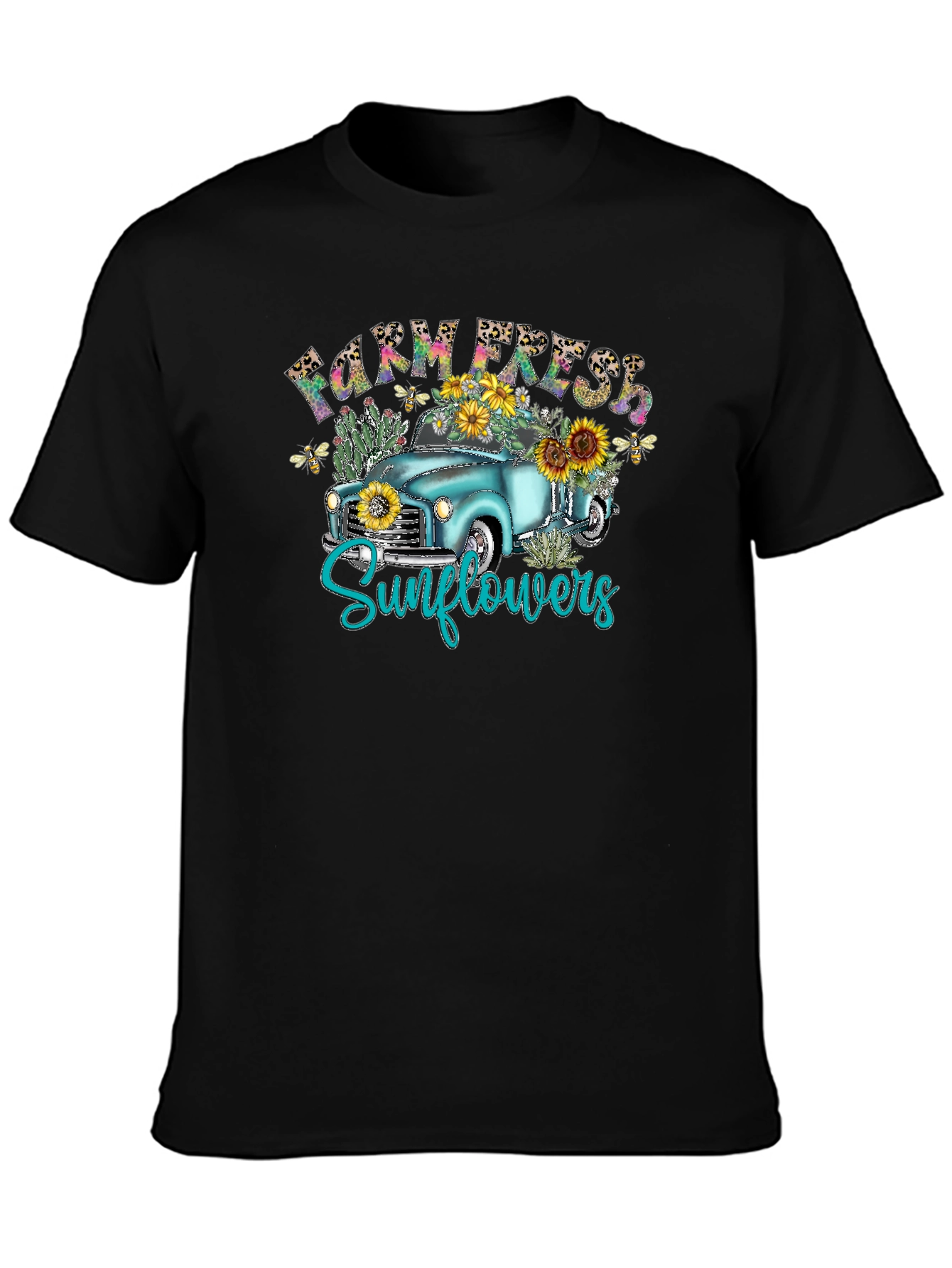 Farm Fresh Sunflower Graphic Tee