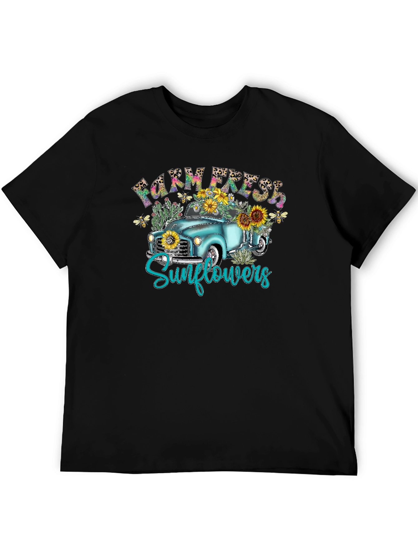 Farm Fresh Sunflower Graphic Tee