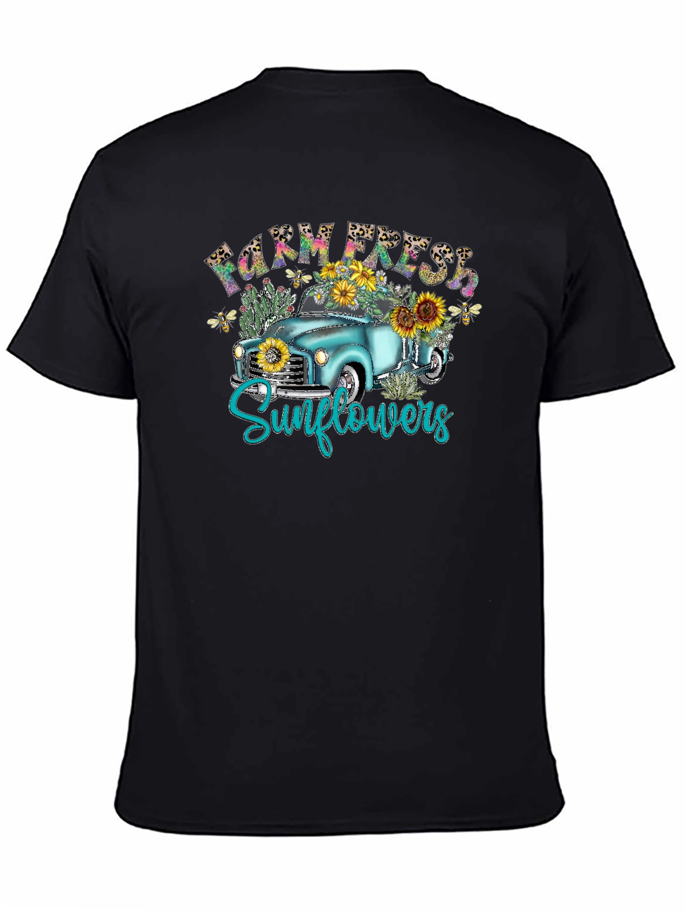 Farm Fresh Sunflower Graphic Tee